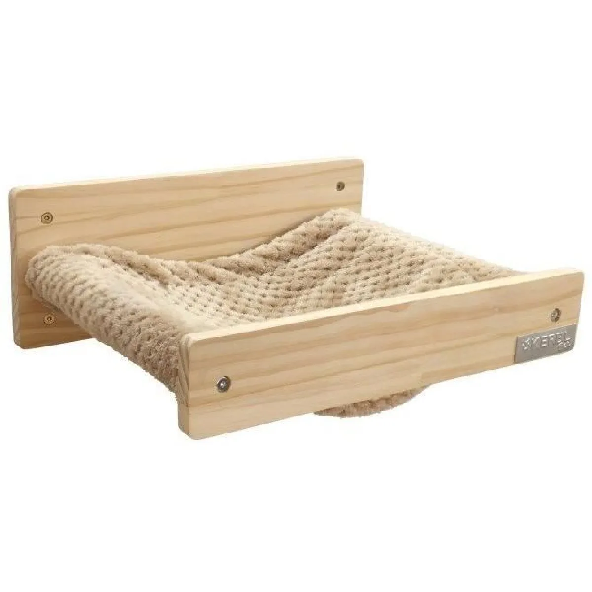 Kerbl Pet hamac mural Timber taupe chat - Image 4