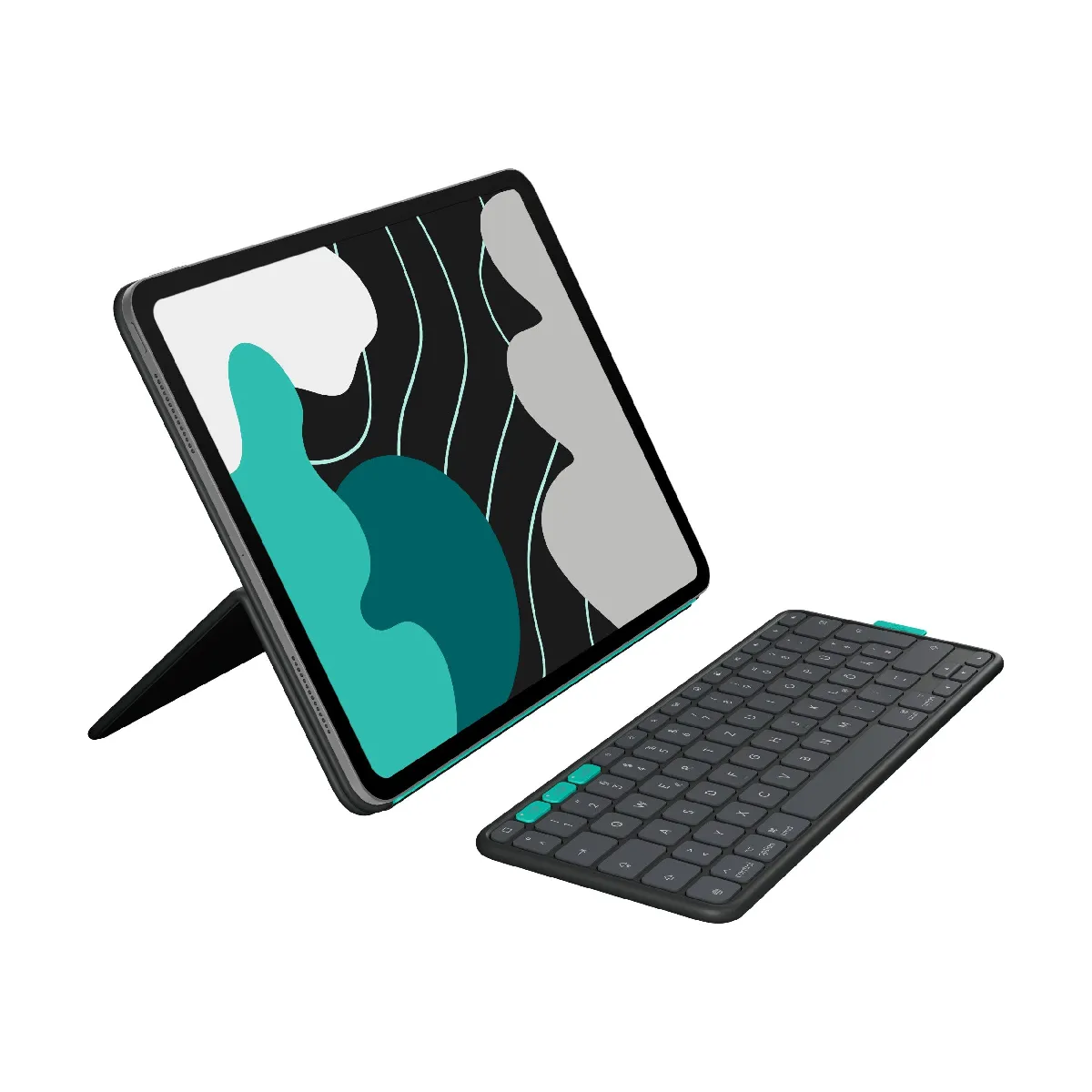 Logitech Flip Folio Étui Clavier pour iPad Pro et Air 13 Pouces 920 013382 - vue 3