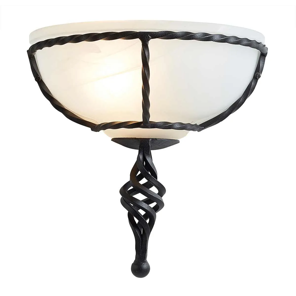ELSTEAD LIGHTING Pembroke - Uplighters muraux int&eacute;rieurs &agrave; 1 lumi&egrave;re, noir, E27 - Elstead