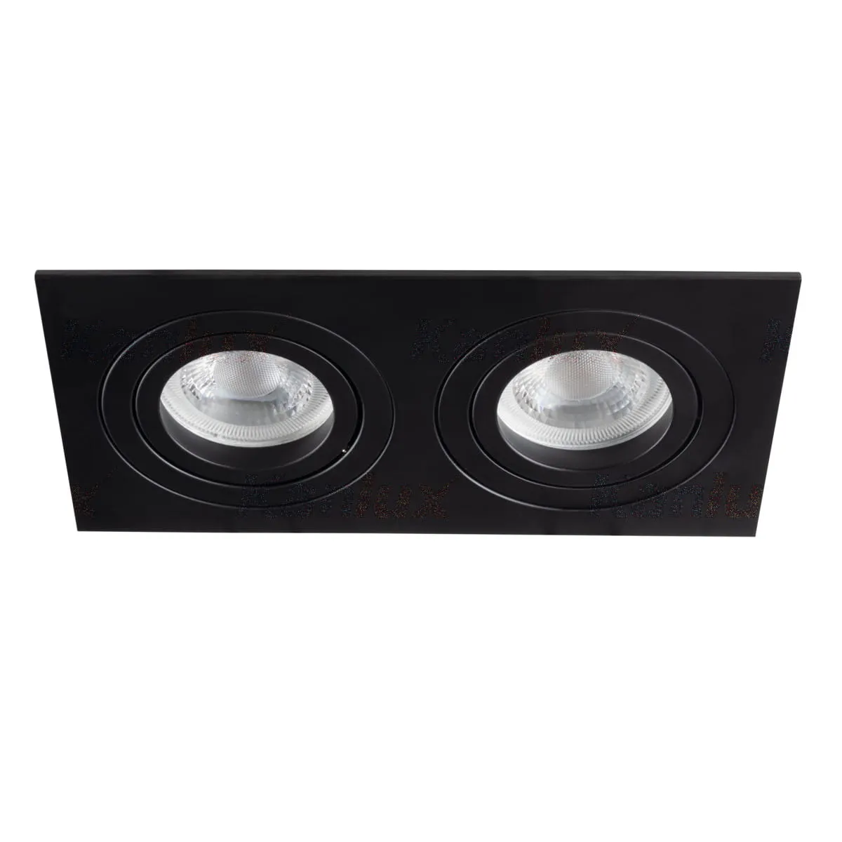 Kanlux Noir Spot Encastrable Double