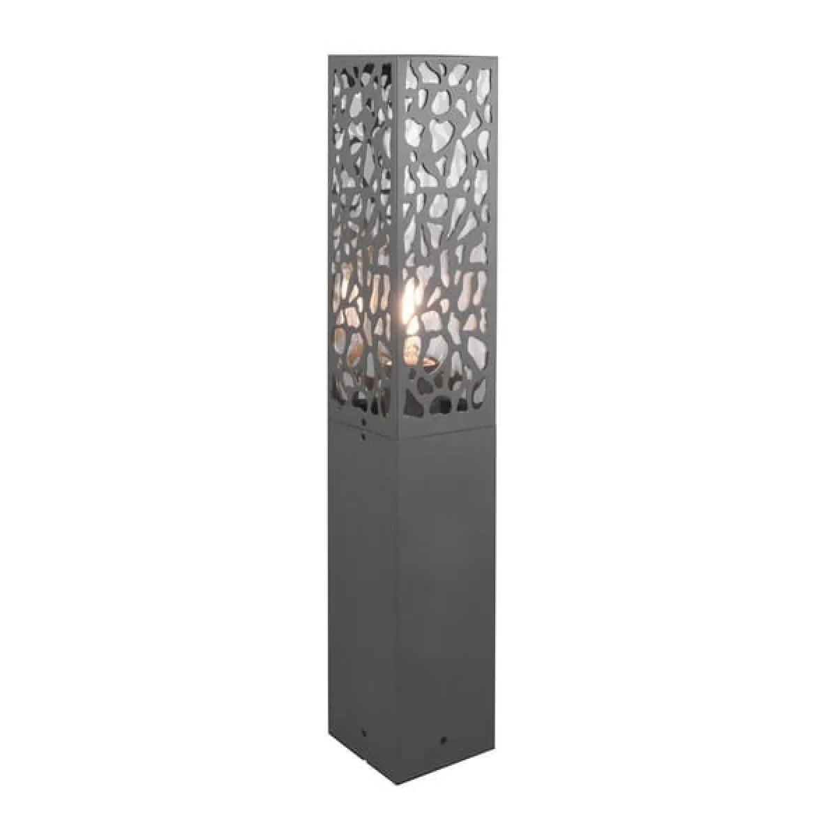 Trio Borne Extérieure Cooper Anthracite Acier E27 60 Cm