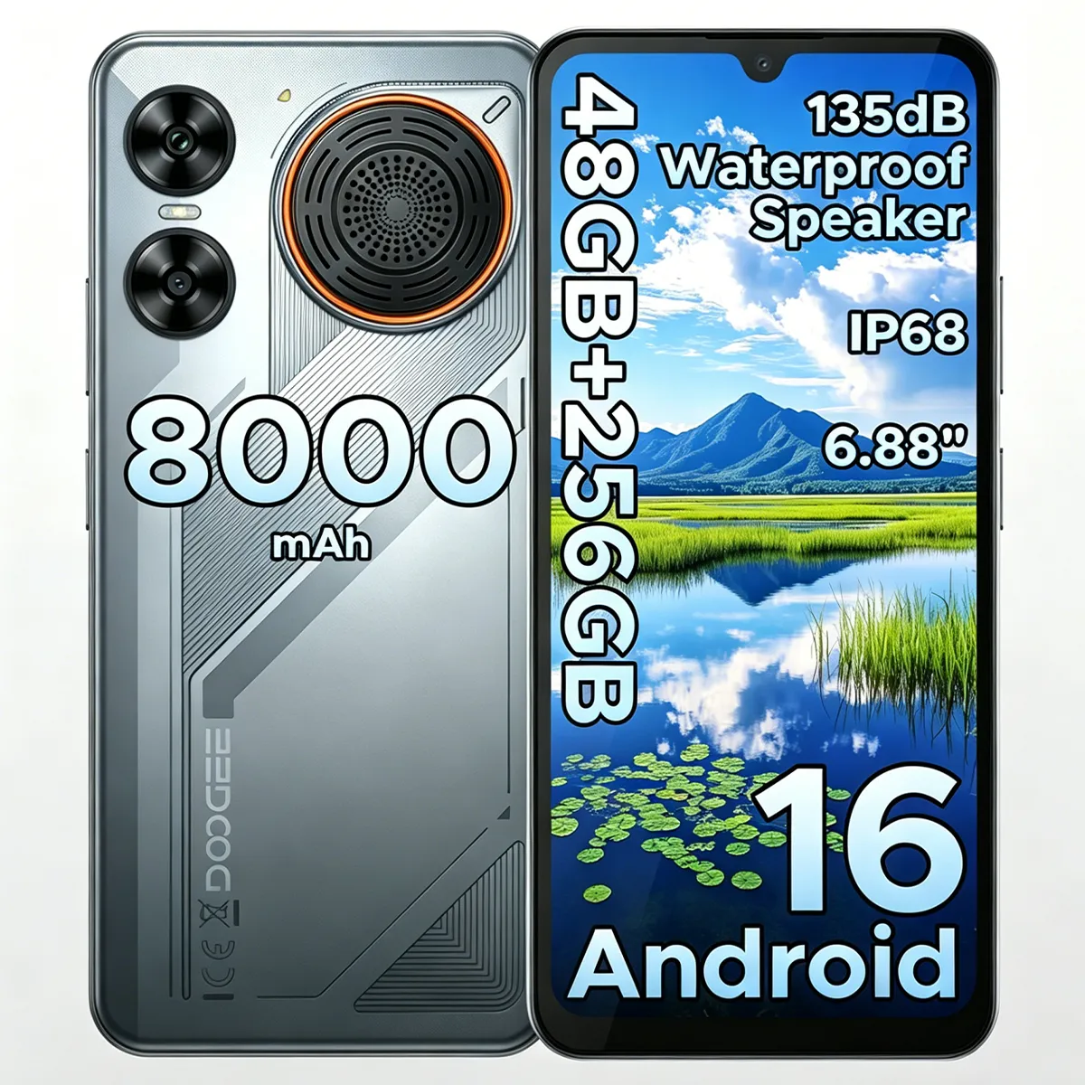 DOOGEE  M30 6GB 256GB? Argent