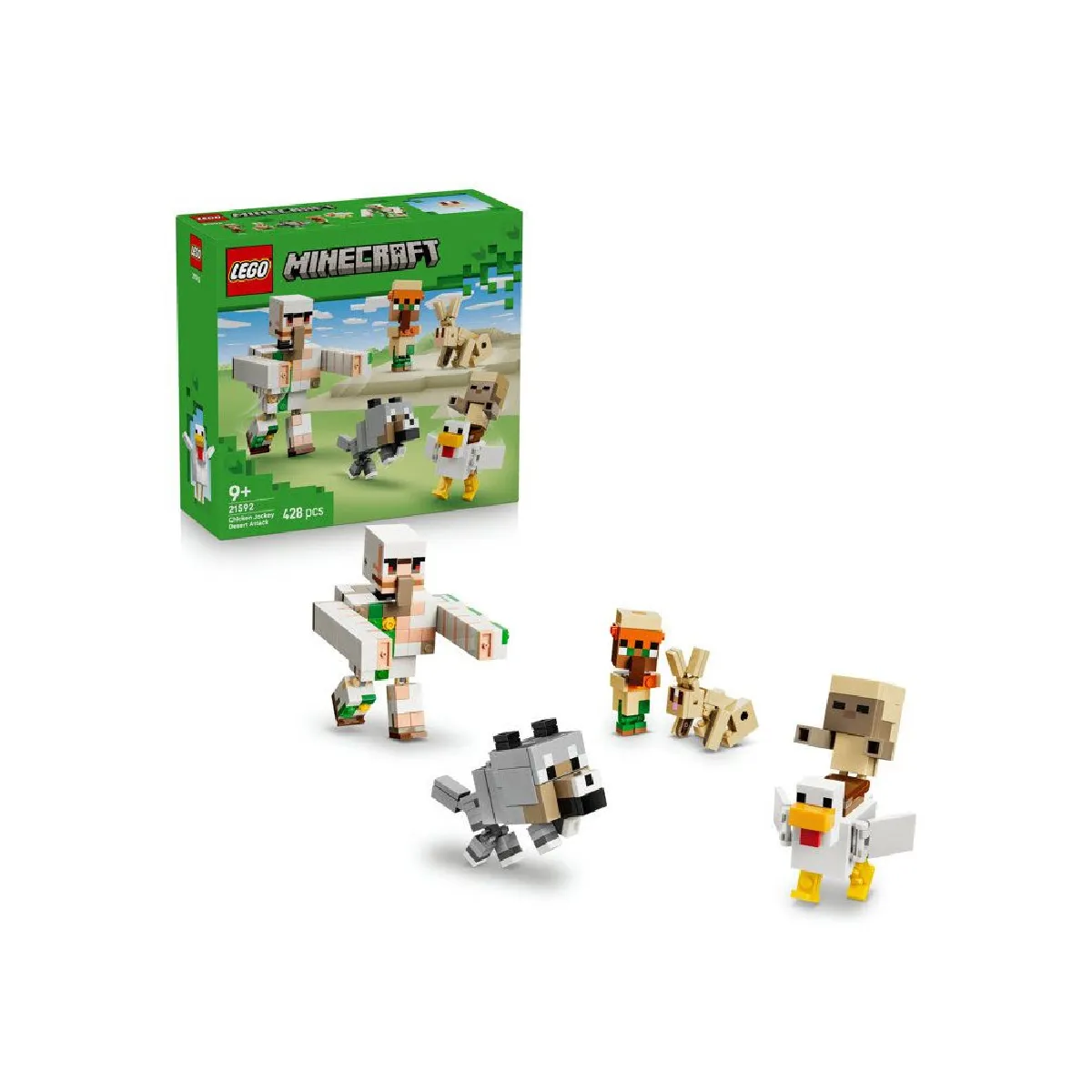 LEGO Minecraft L’attaque du désert du Poulet chevauché 21592 - vue 4