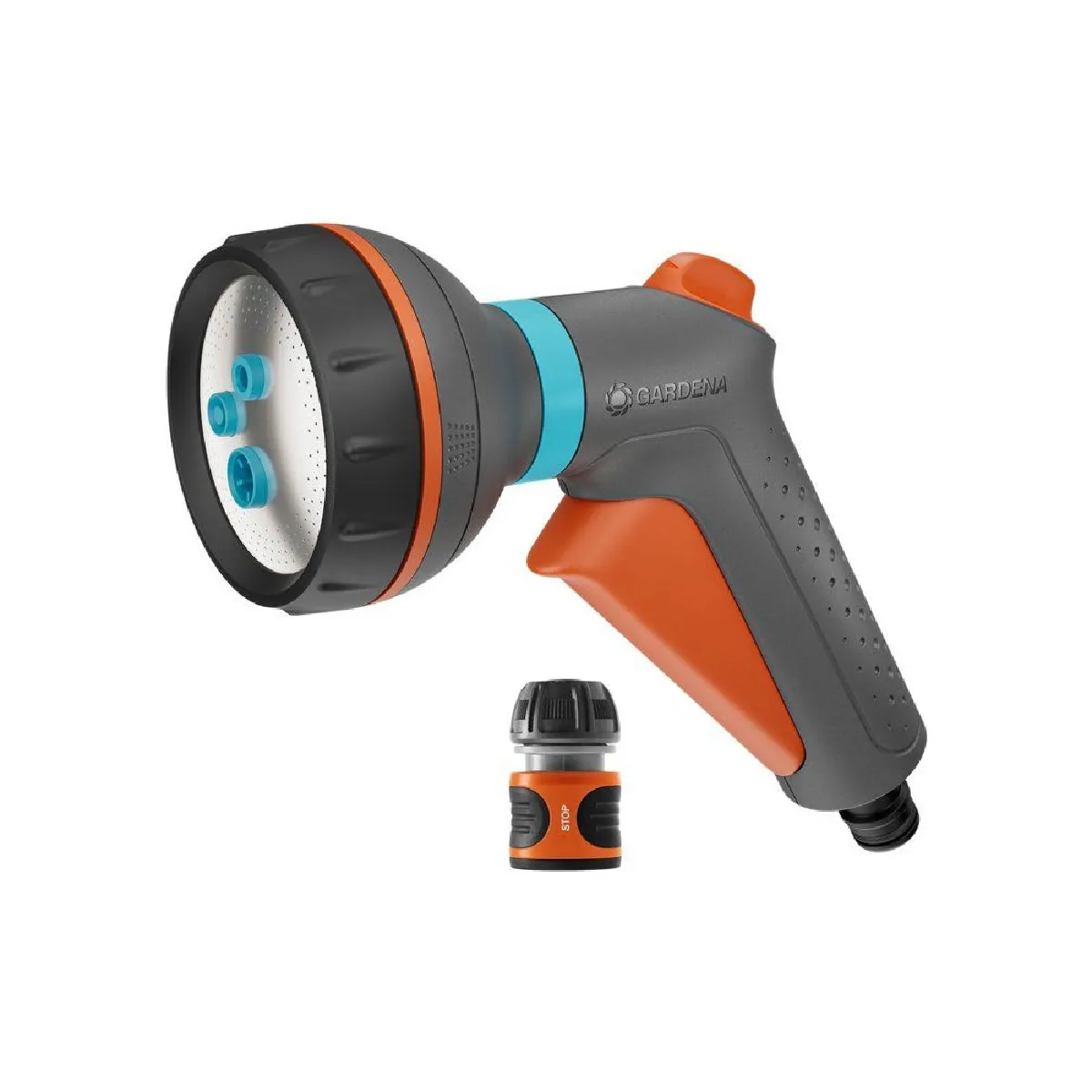 GARDENA Classic 18370 - Pistolet d’arrosage Aquastop - 4 jets