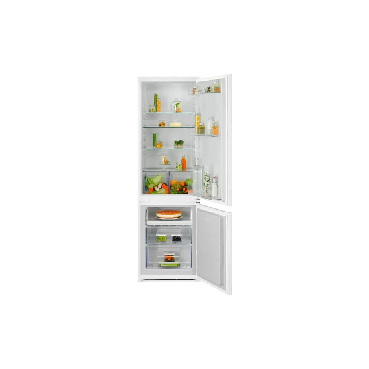 Electrolux LNA6LE18S - Réfrigérateur combiné encastrable - 271 L - Blanc