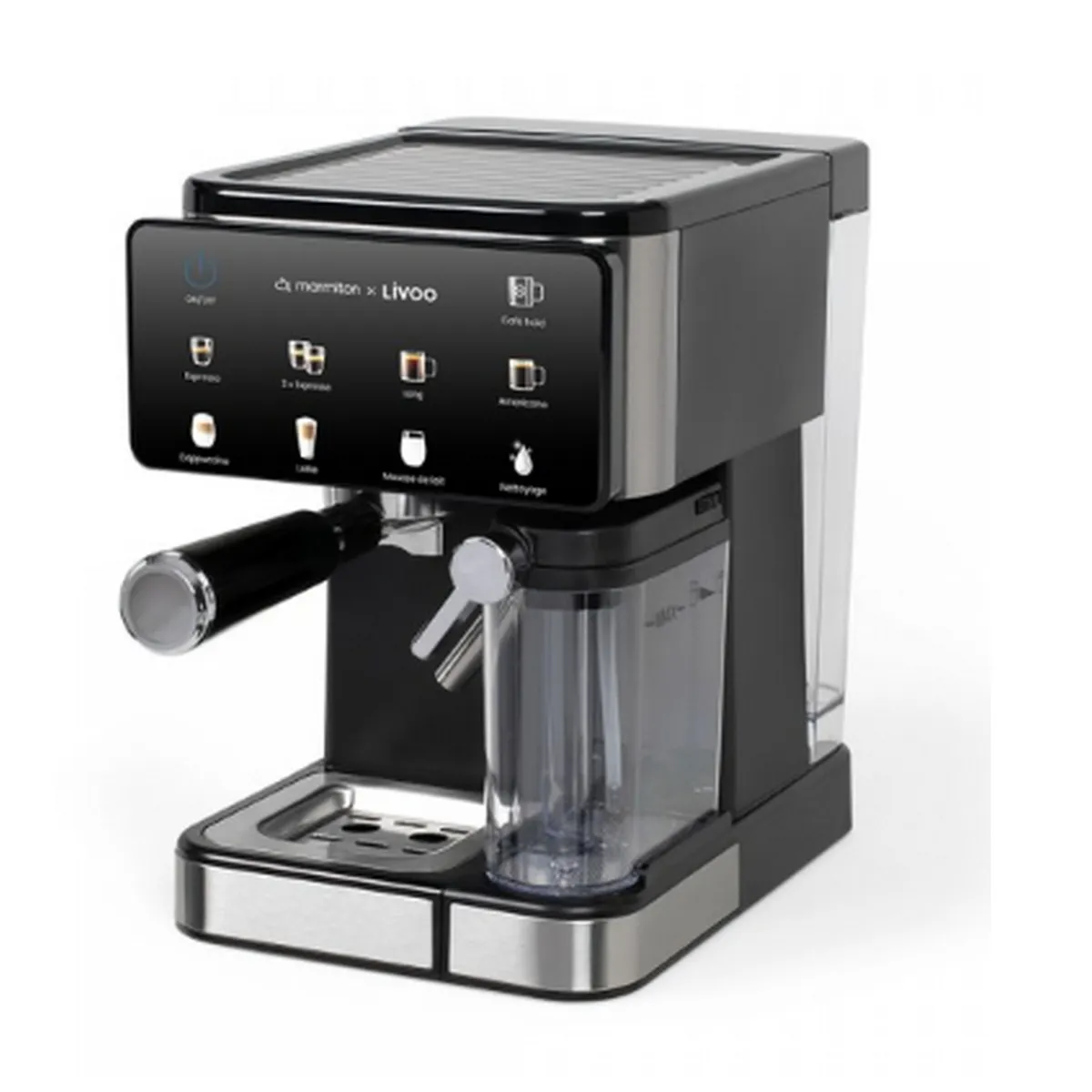 Livoo Noir Machine À Expresso 20 Bars - Dod222co