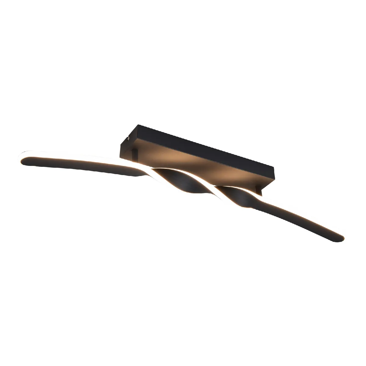 Rl Noir Trio Lighting Plafonnier Led Moderne