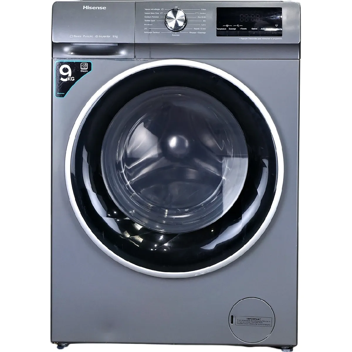 HISENSE  WFQY9014EVJMT - Gris titane