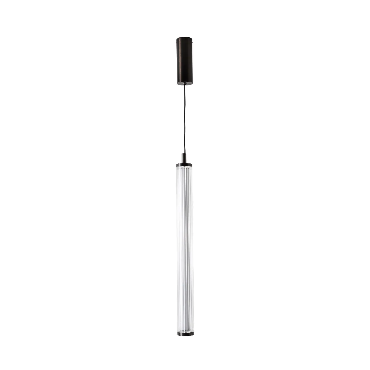 Zuma Line Suspension Titane Verre Rainuré Led 26W Télé. Como Zuma