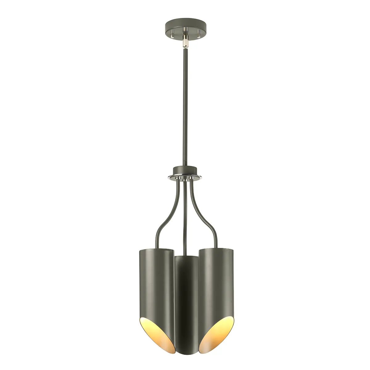 ELSTEAD LIGHTING Chandelier quinto gris nickel 3x60w e27