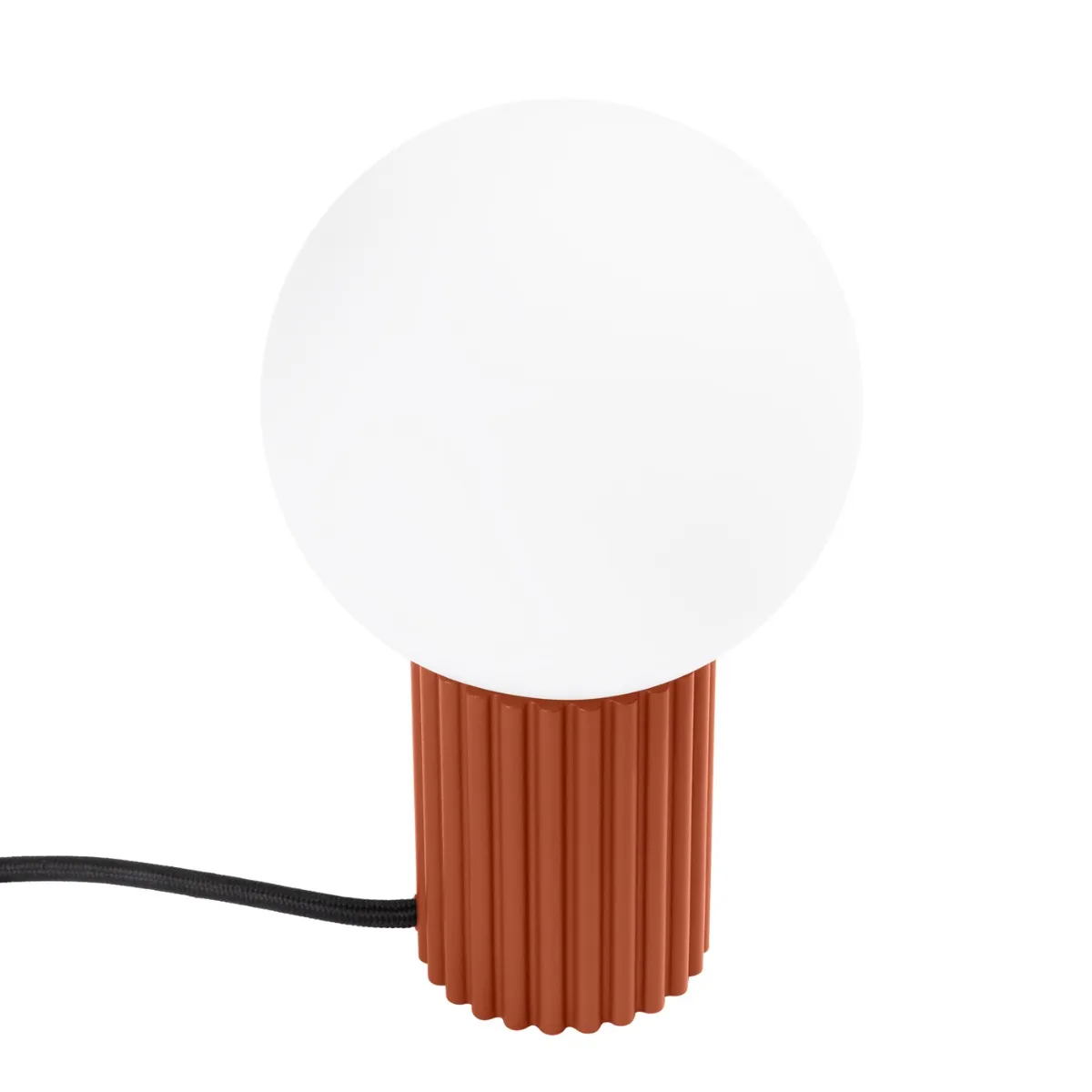 Sollux Rouge Lampe À Poser En Aluminium Et Verre Ochra 12X19cm Halo - Image 3