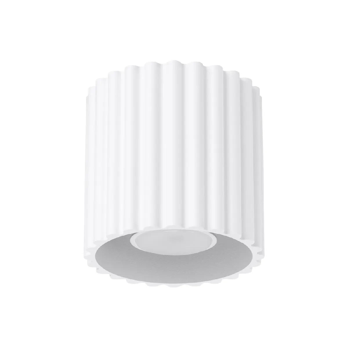 Sollux Blanc Plafonnier En Aluminium 10 Cm Aura 1 - Image 3