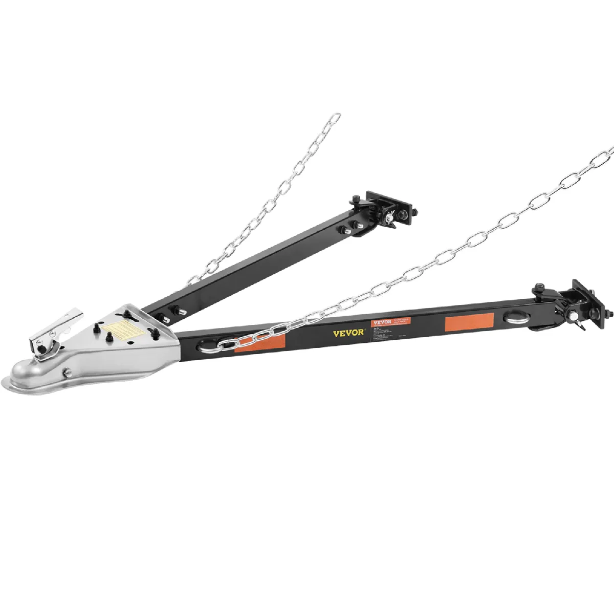 VEVOR Barre de remorquage-VEVOR-2495 kg avec chaînes, universelle acier allié revêtement en poudre sur pare-chocs-pour camion