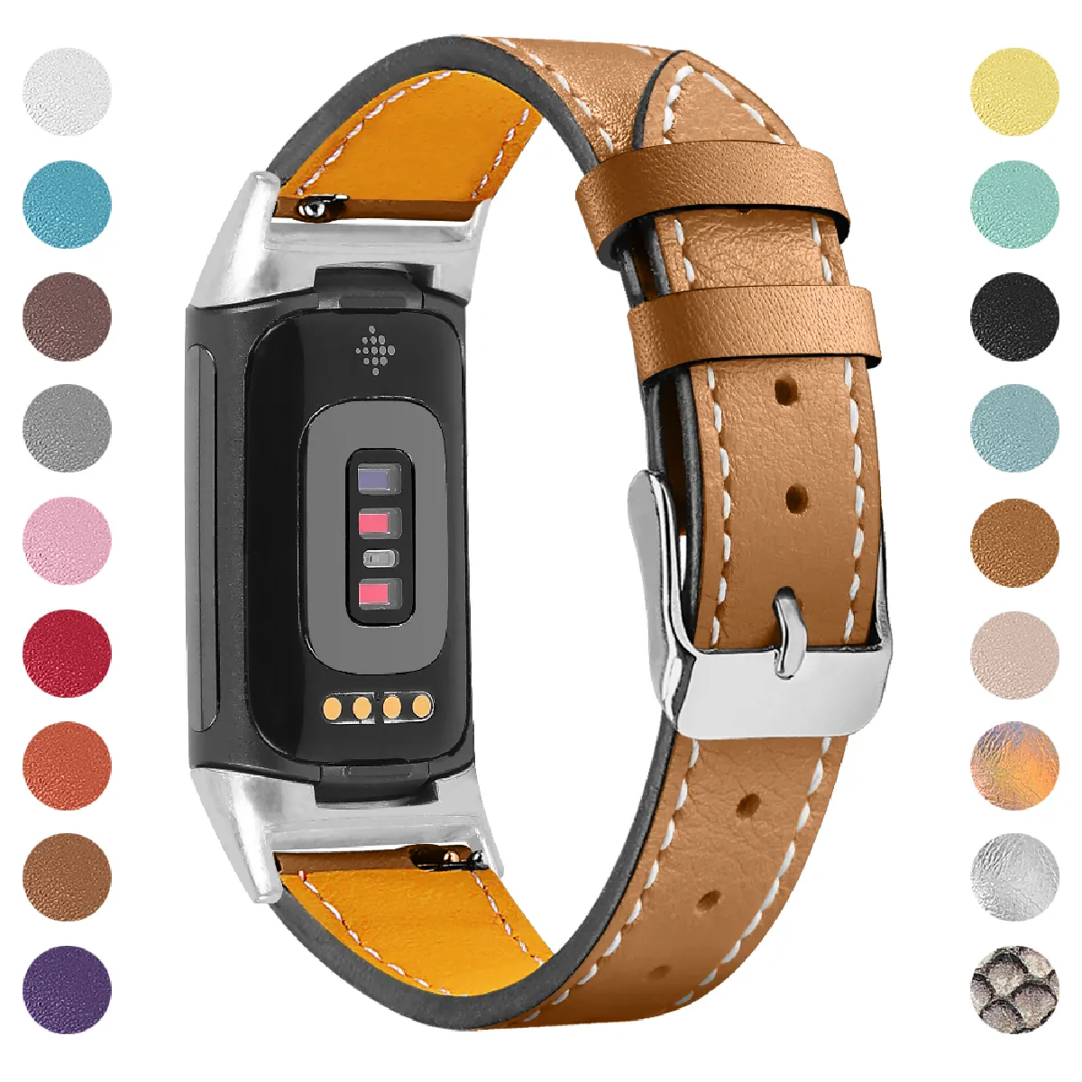 Inf Marron Bracelet Pour Fitbit Charge 5/6