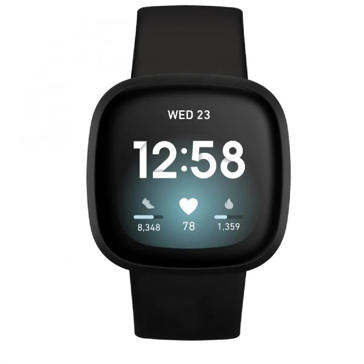 Inf Noir Bracelet Pour Fitbit Versa 4 - 7,1 À 8,7 Pouces