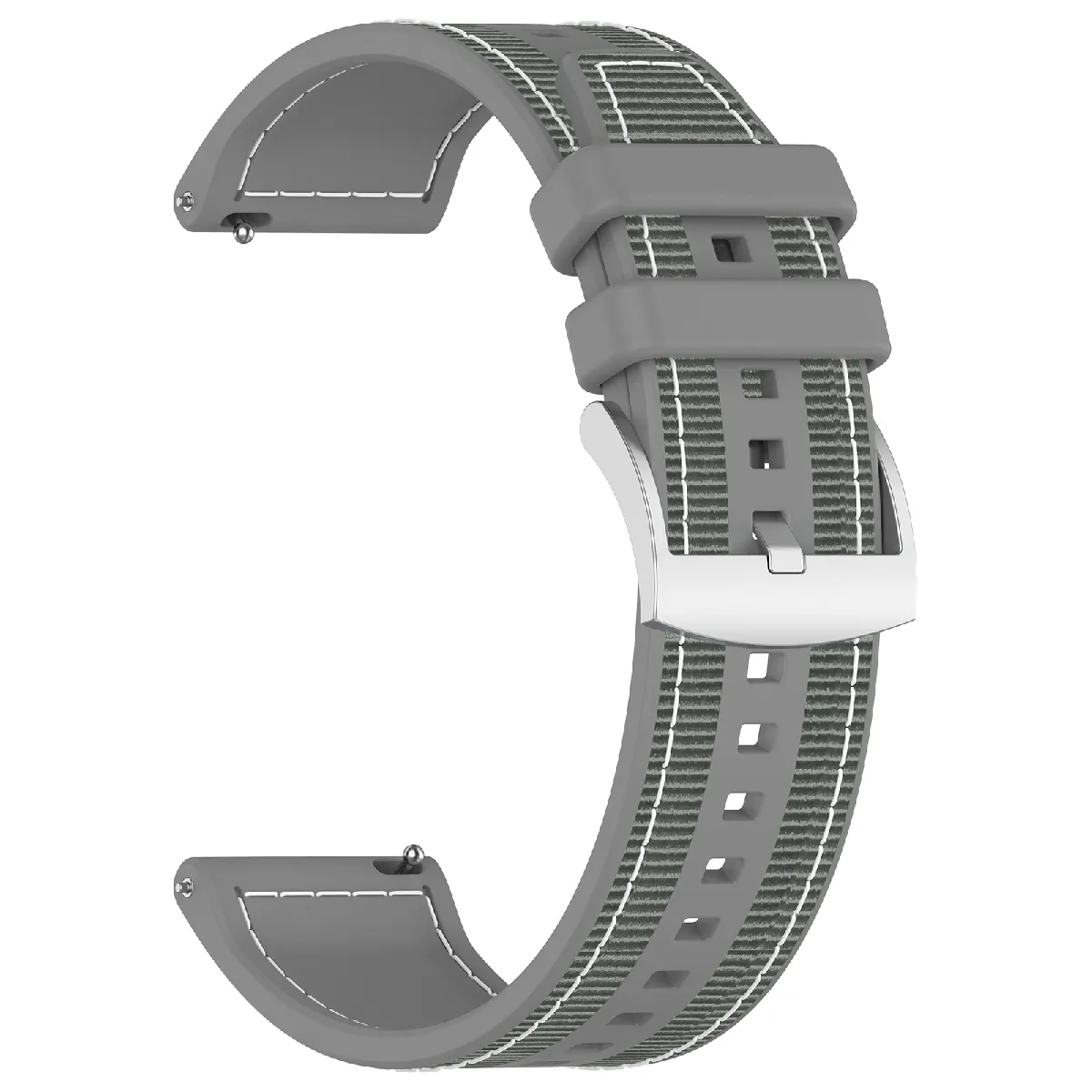 Inf Gris Bracelet En Silicone Pour Samsung Galaxy Watch3 - 22 Mm
