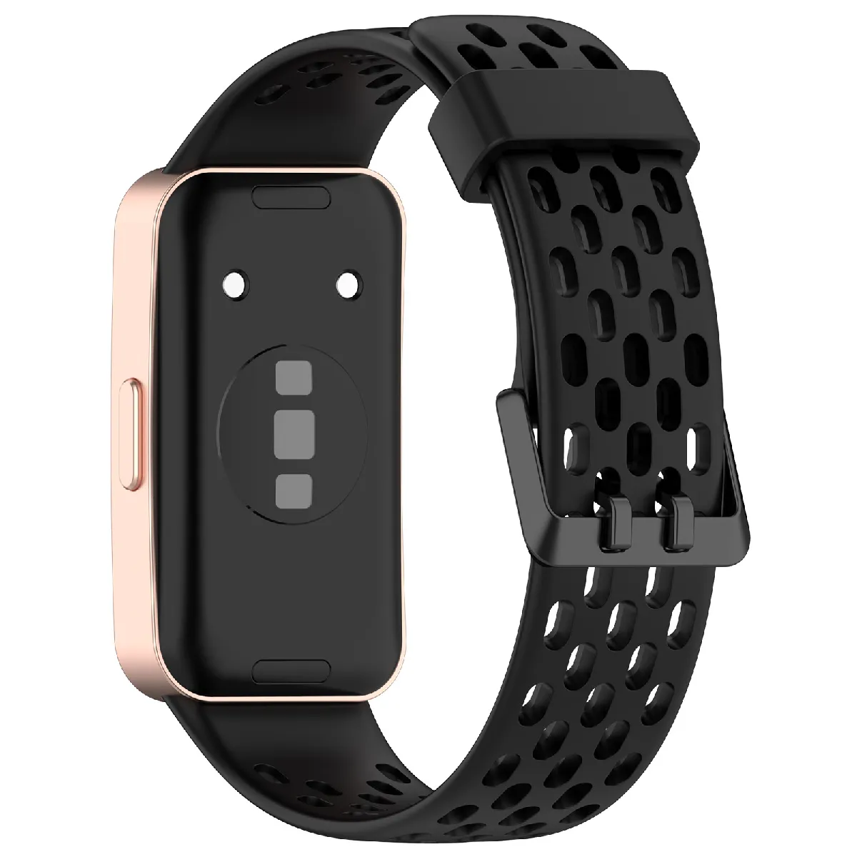 Inf Noir Bracelet De Remplacement En Silicone Pour Huawei Band 10