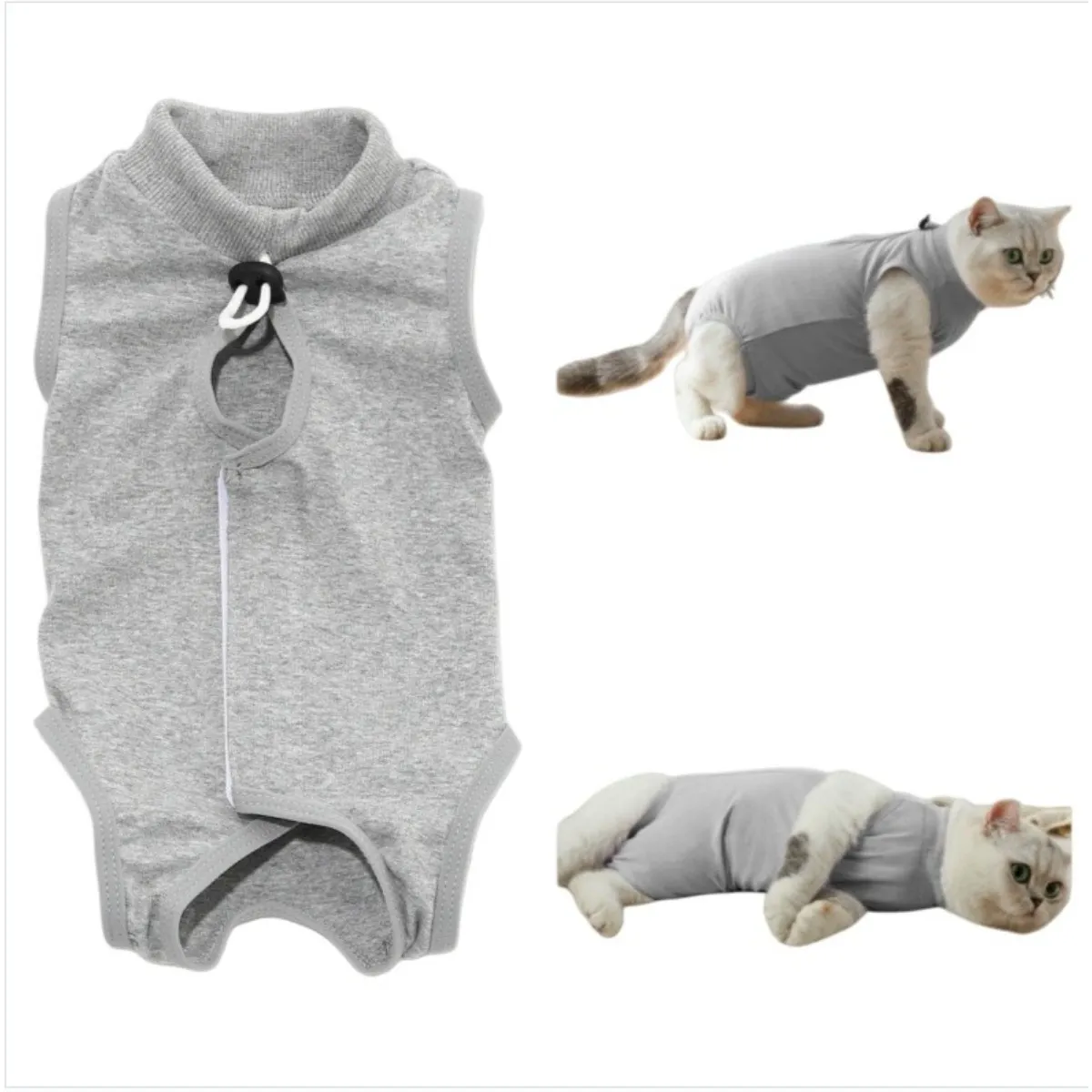 Combinaison de récupération post-opératoire pour animaux : Protection anti-léchage pour ch