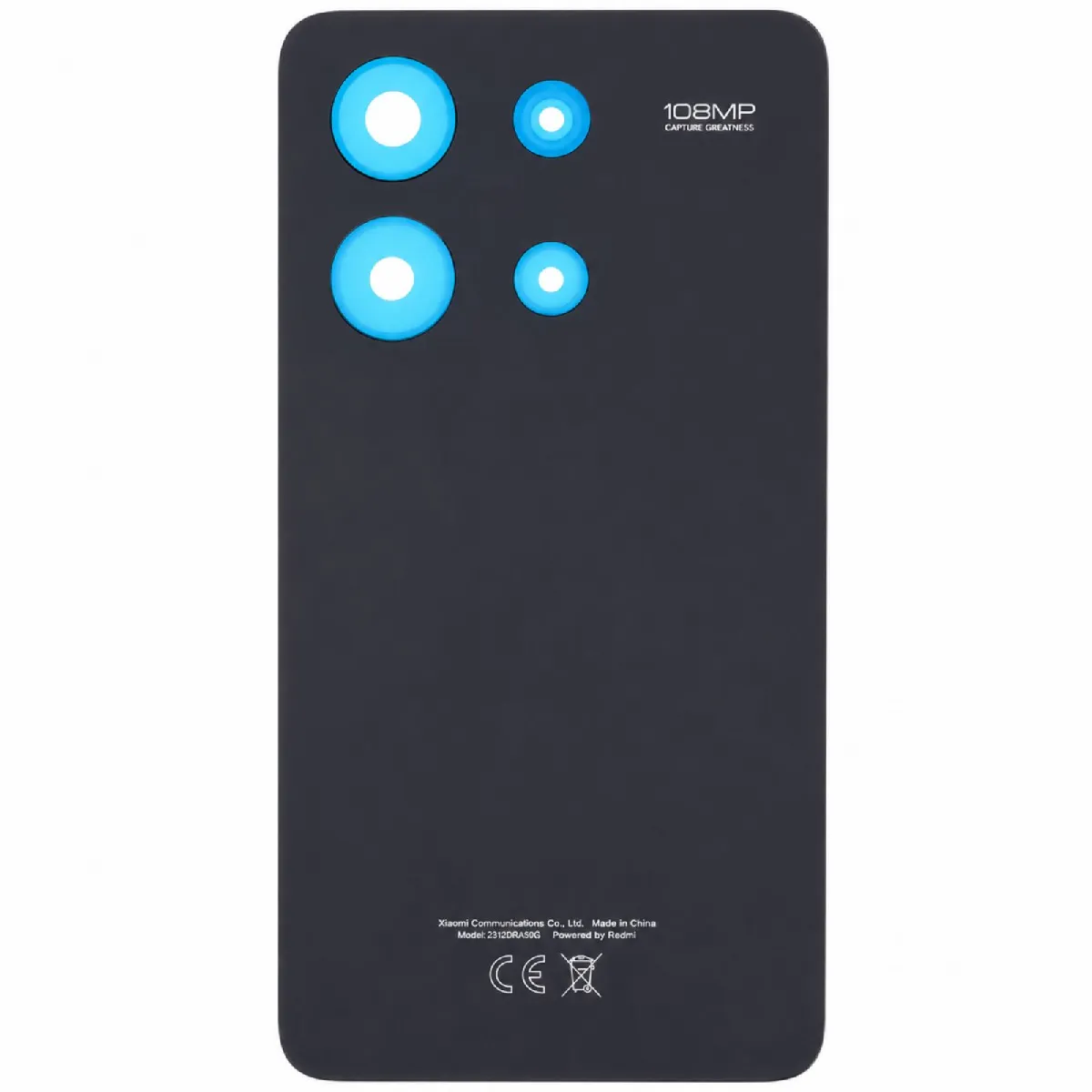 Xiaomi Cache Batterie de Remplacement Service Pack pour Redmi Note 13 4G - vue 2