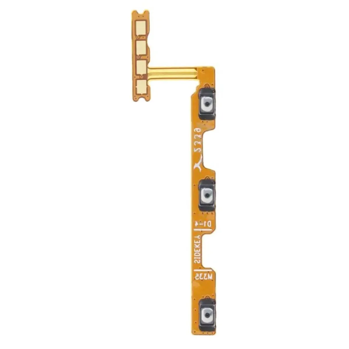 Avizar Orange Clappio Nappe Bouton Power Et Volume Pour Redmi Note 13 4G Avec Câble Flex
