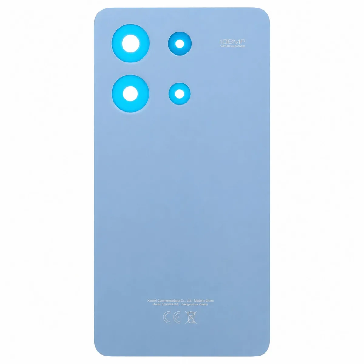 Xiaomi Bleu Cache Batterie De Remplacement Service Pack Pour Redmi Note 13 4G Polaire
