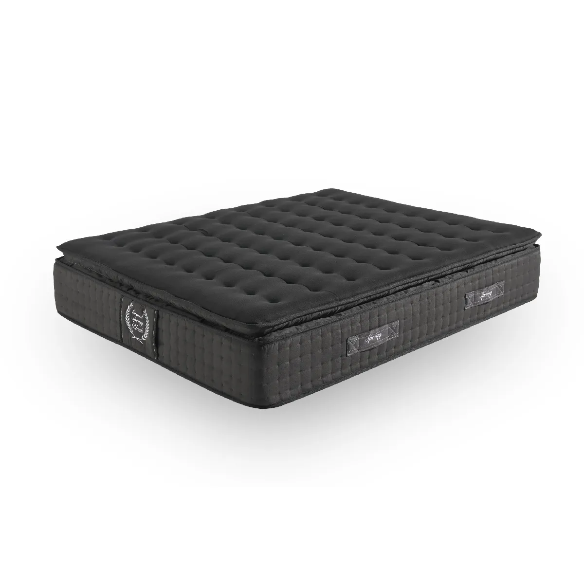MOONIA Matelas Grand Spring Black - 80X190 cm