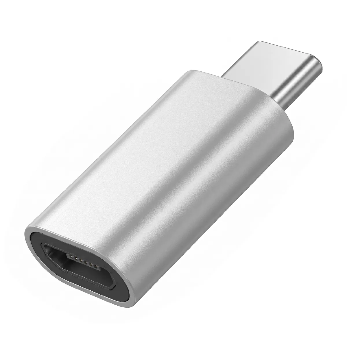 Bluestar Argent Blue Star Adaptateur Convertisseur Otg Micro-Usb Femelle Vers Usb-C Mâle