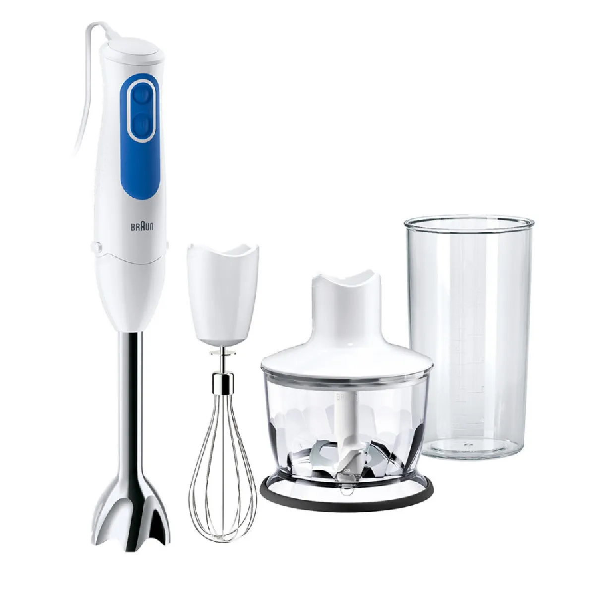 Braun Multiquick 3 MQ3025WH Spaghetti Mixeur à main 700 Watt