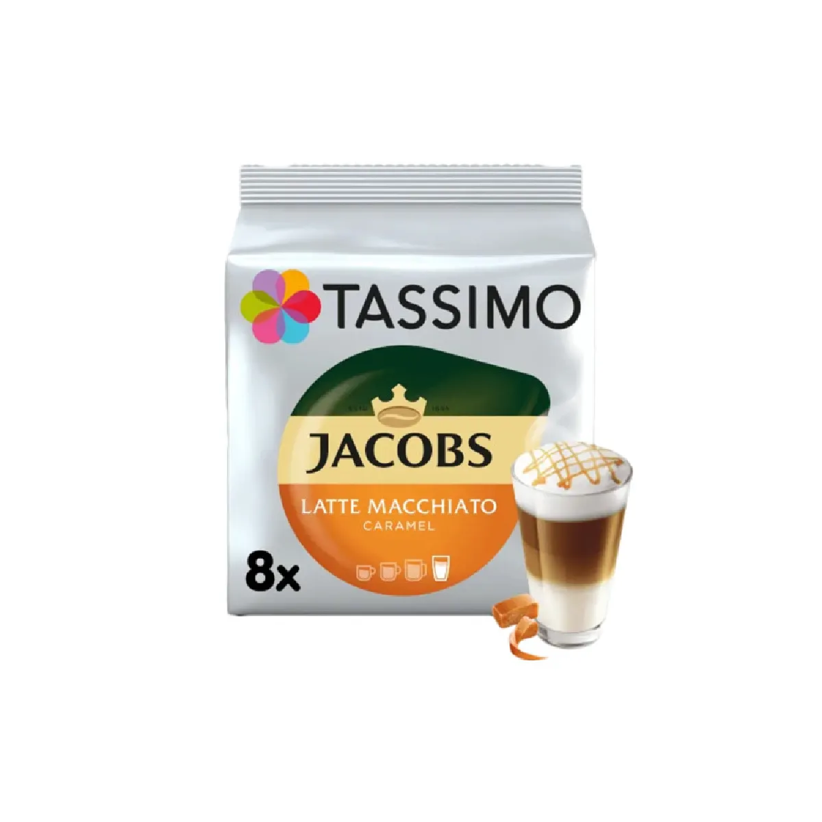 Tassimo Jacobs Latte Macchiato Caramel Dosettes