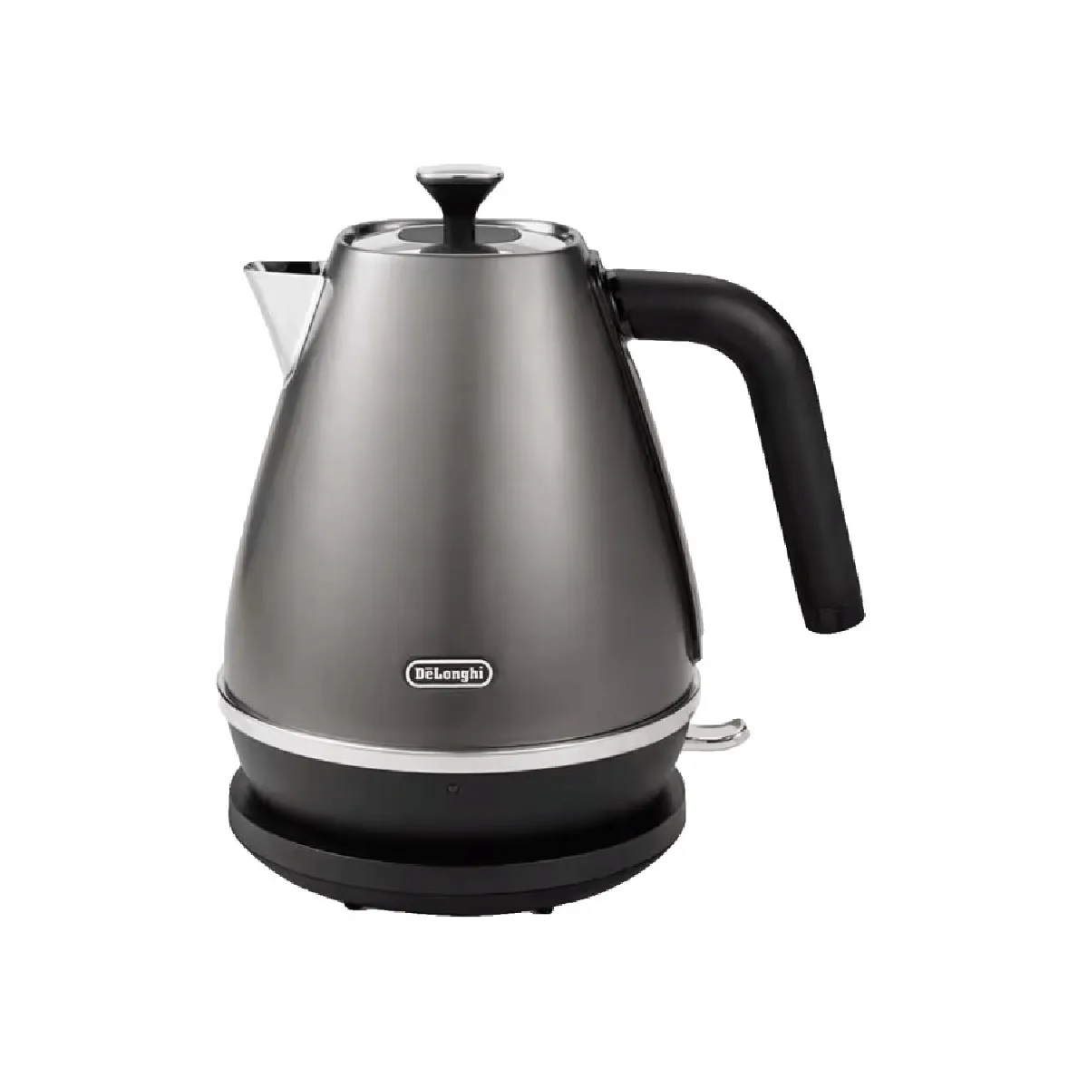 De'Longhi Distinta KBIN2001.TB Bouilloire Électrique Base Pivotante 360° Indicateur de Niveau Rangement du Cordon Filtre Anti Calcaire Couvercle Détachable 1.7