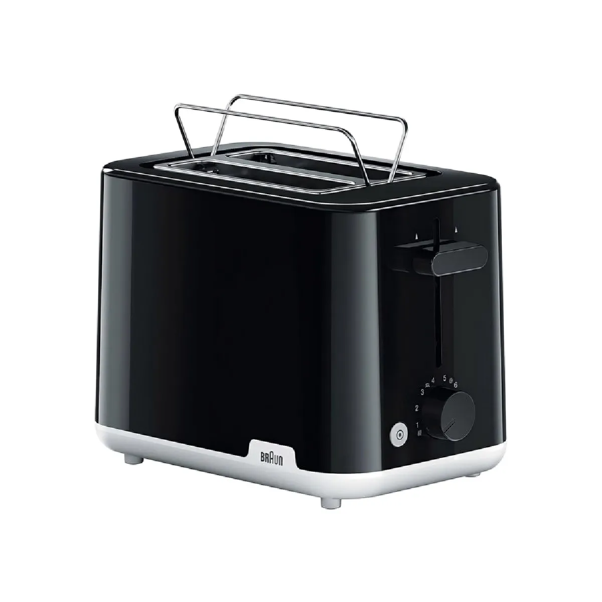 Grille-Pain Braun HT1010BK – 900 W, 2 Tranches, 8 Niveaux de Torréfaction - vue 2