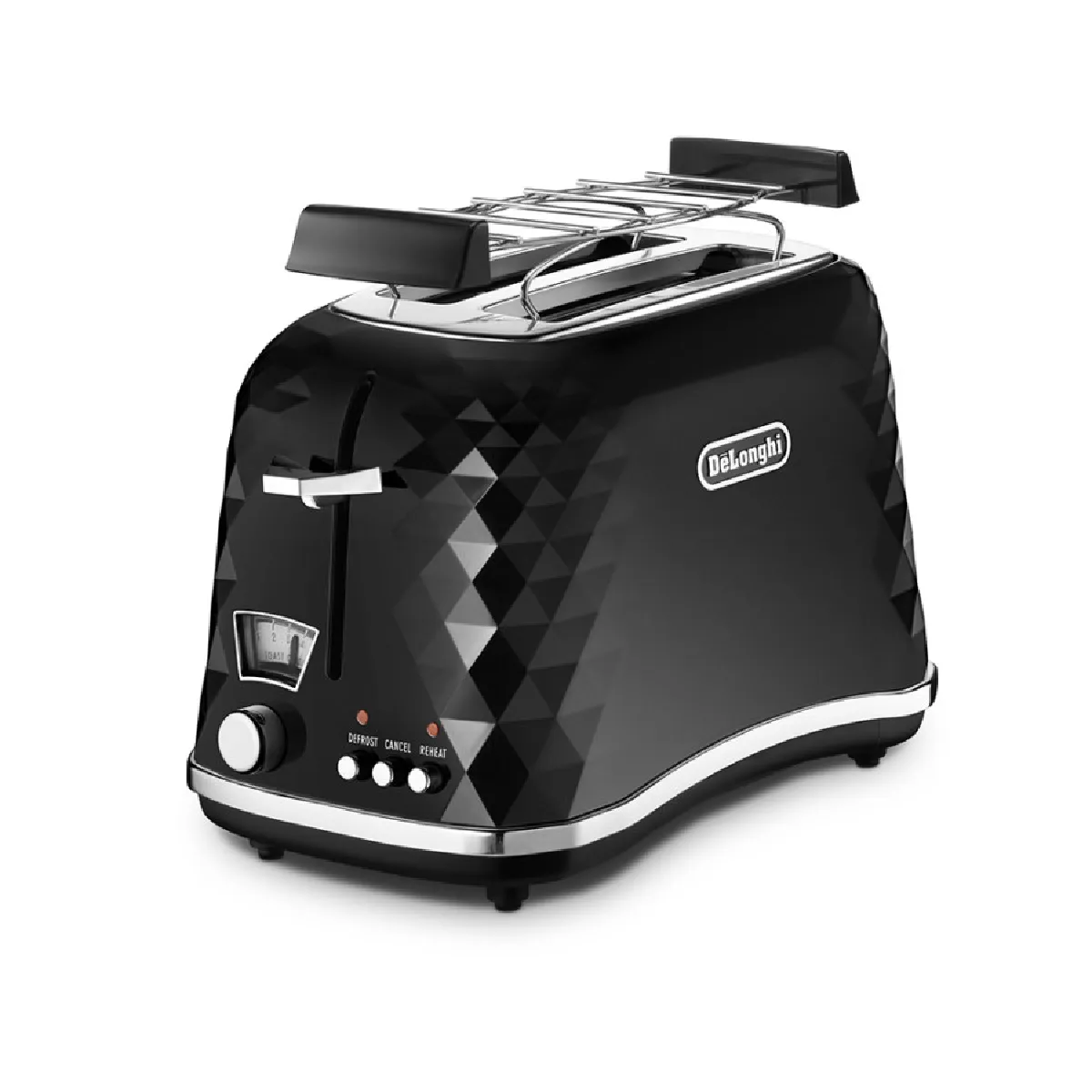 Grille-Pain De'Longhi CTJ 2103.BK – 900W, 2 Tranches, Noir - vue 2