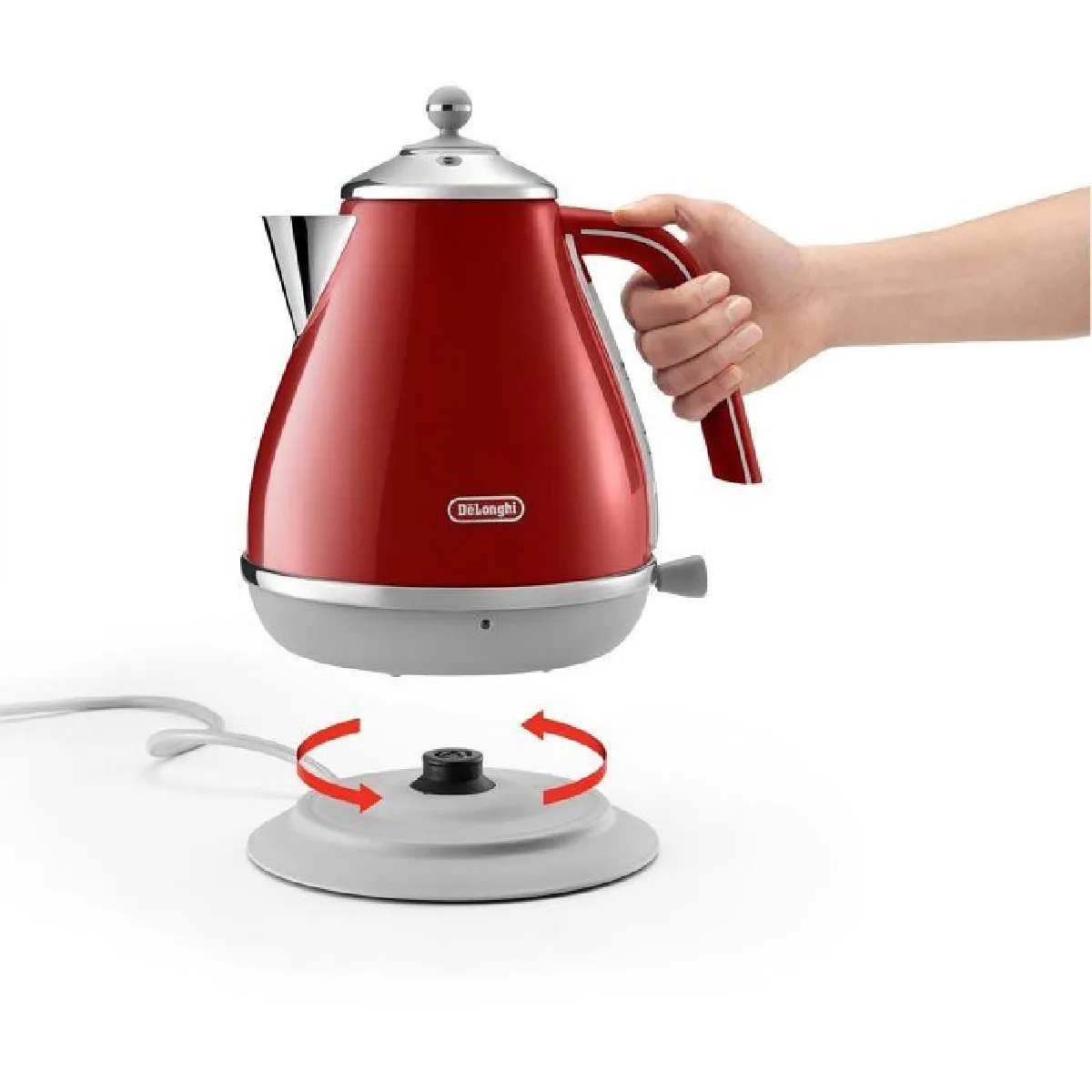 Bouilloire DeLonghi Icon Capitals KBOC 2001.R - vue 2