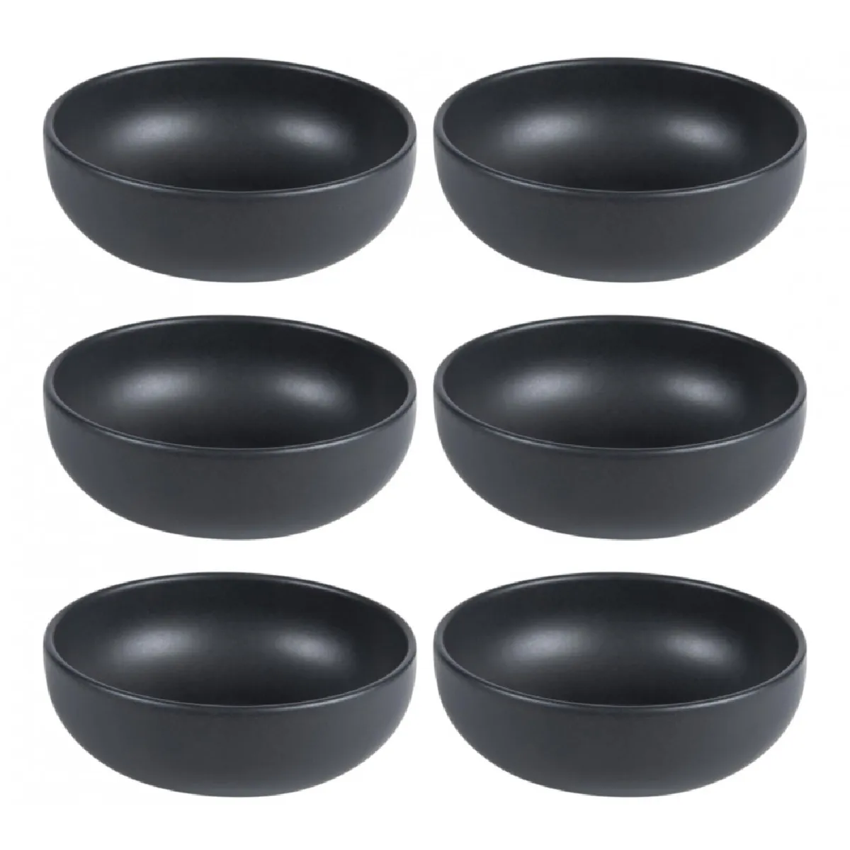 Table Passion Noir Coupelle Uno 12 Cm (Lot De 6)