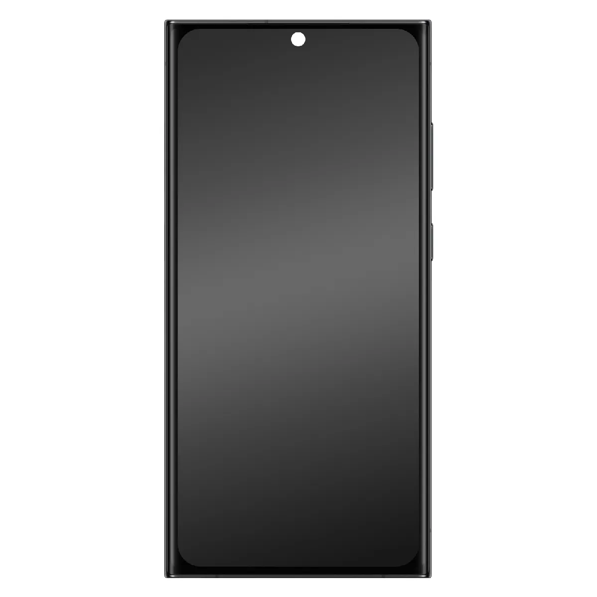 Avizar Noir Clappio Écran Pour Galaxy S23 Ultra Dalle Soft Oled Avec Vitre Tactile Et Châssis
