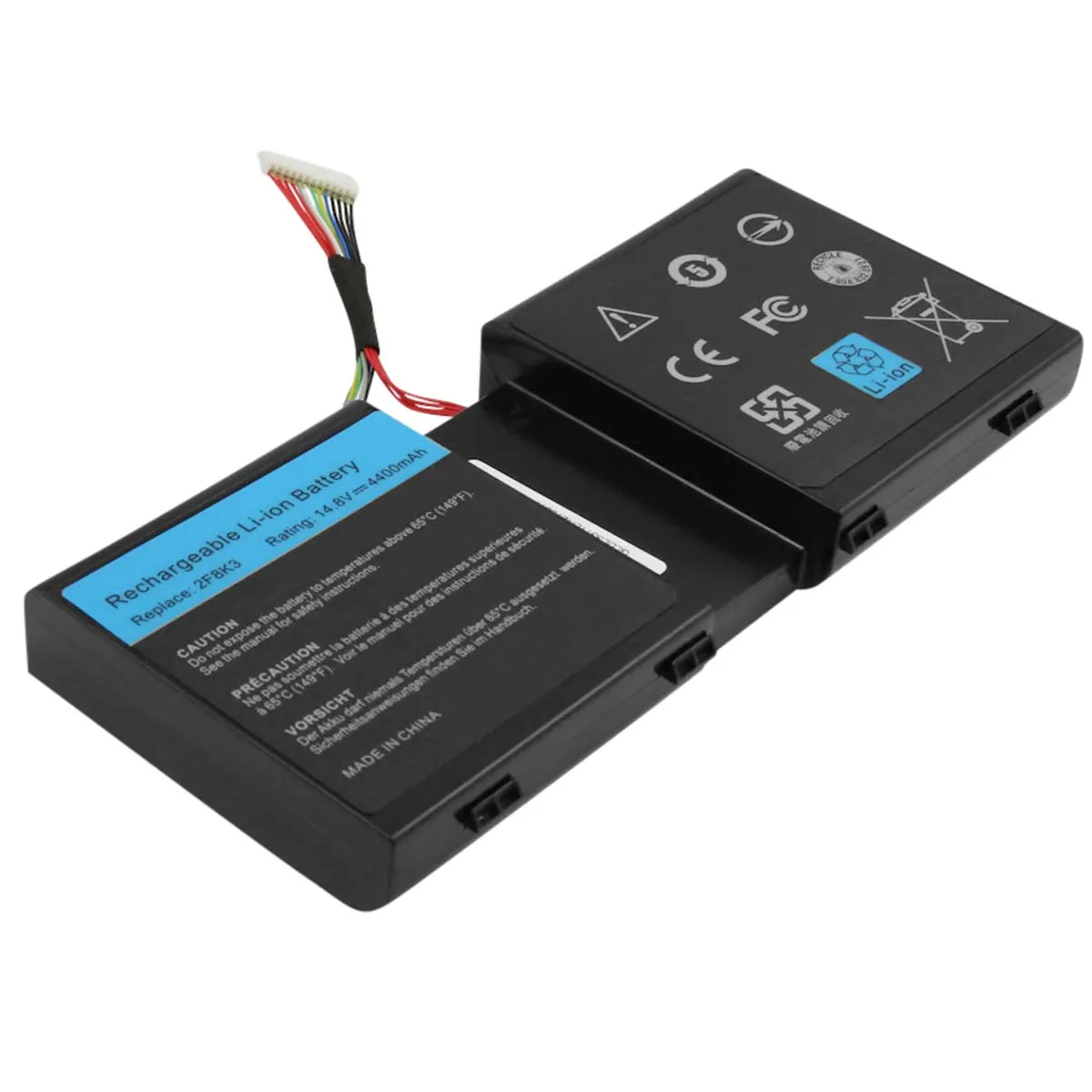Avizar - Batterie pour PC portable - 14.8V - 4400mAh - Noir - Image 2