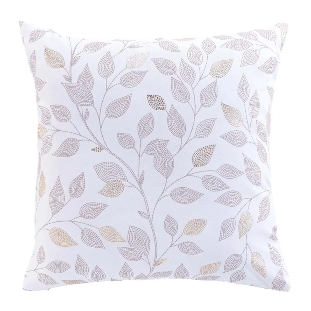 Douceur D'interieur Blanc Coussin Déco Imprimé Duchesse 45X45cm