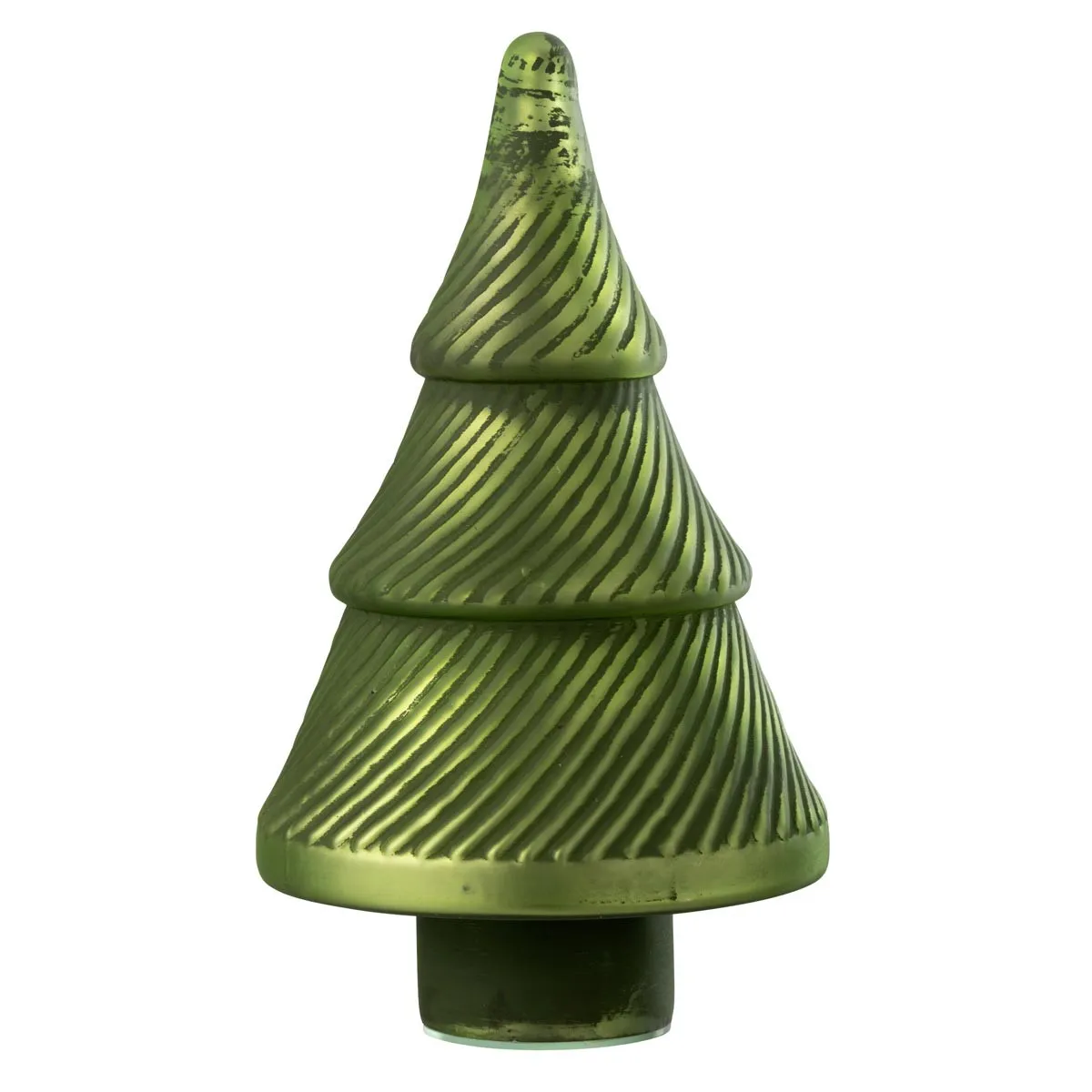Sapin de No&euml;l en Verre C&ocirc;tel&eacute; 30cm Vert