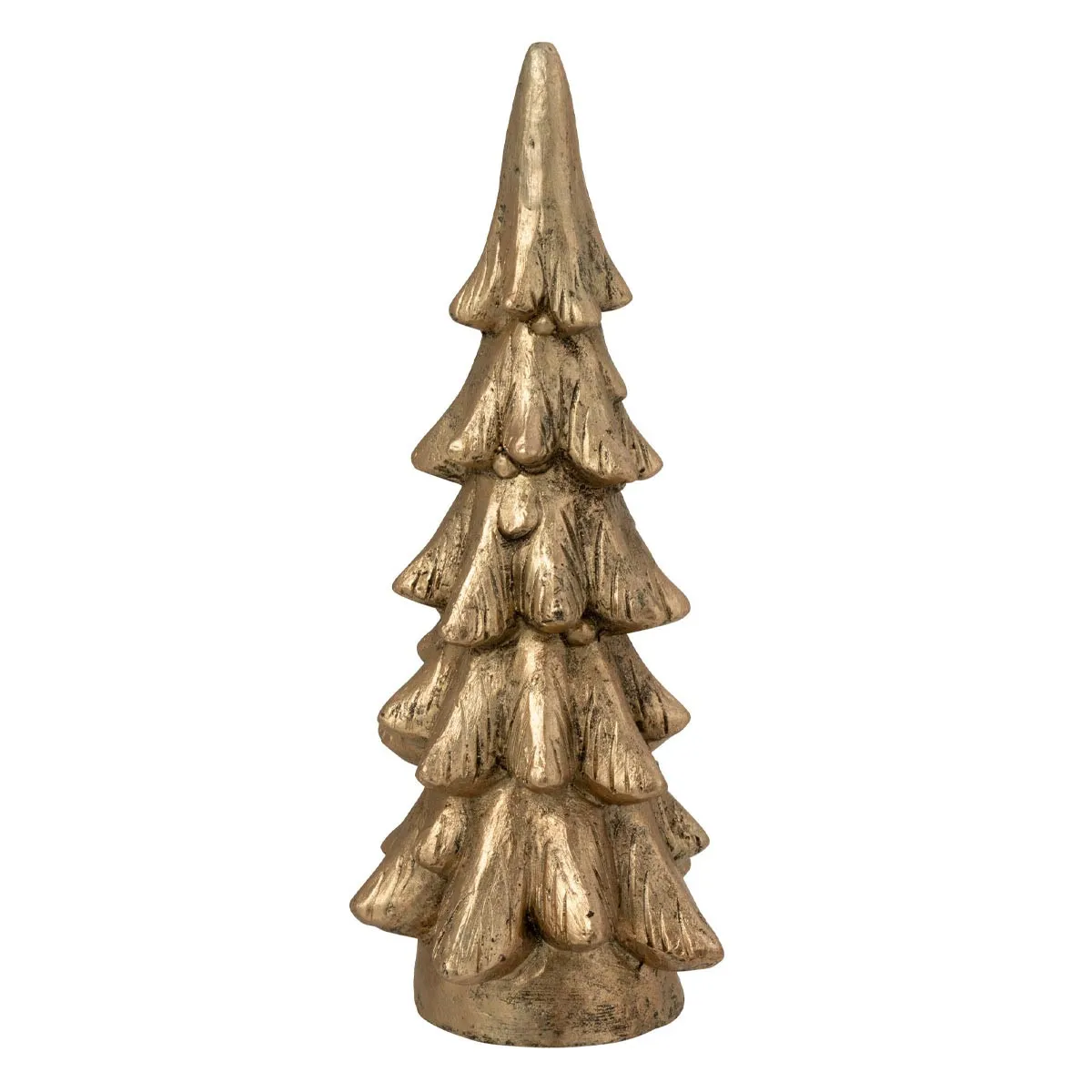 Sapin de No&euml;l sur Socle Party 51cm Dor&eacute;