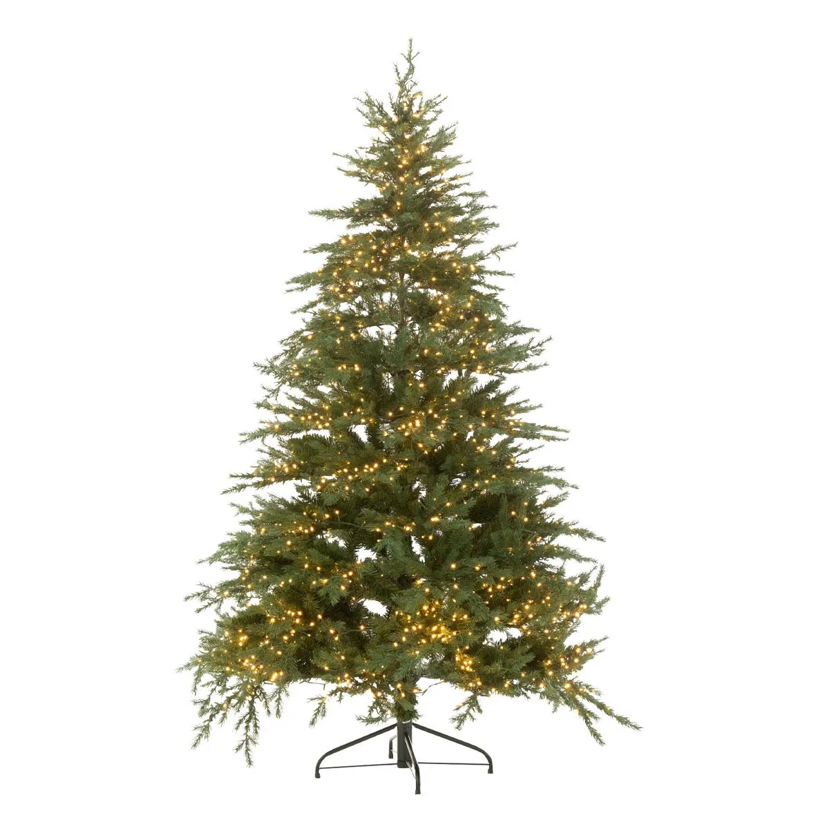Sapin de No&euml;l Artificiel 1600 LED Prince 190cm Vert
