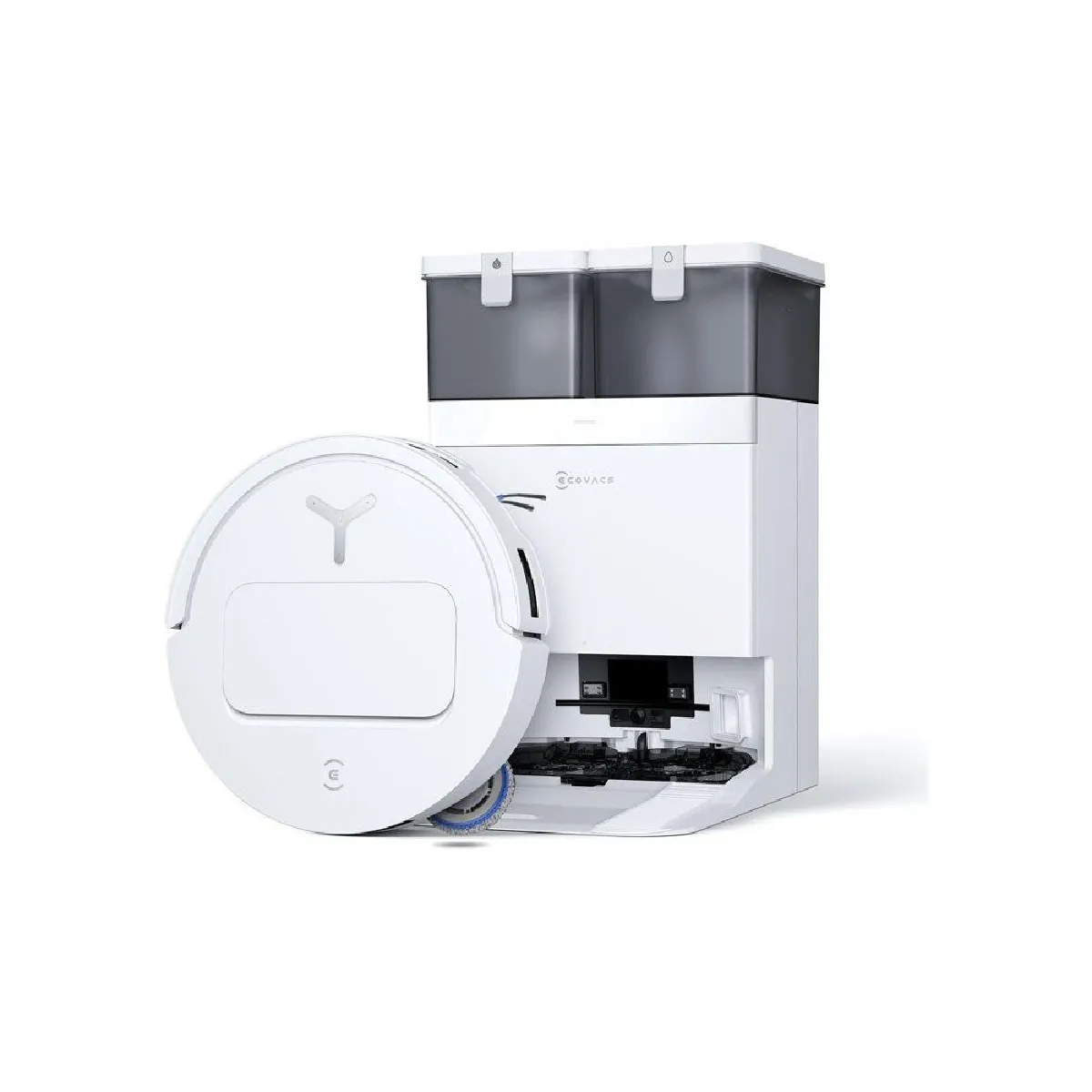 ECOVACS DEEBOT T50 OMNI Gen3 - Blanc - Aspirateur robot laveur