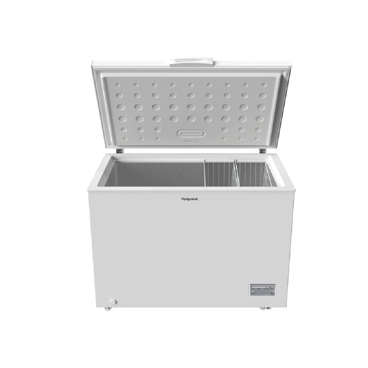 Congélateur coffre HOTPOINT HPCF3085E Classe D 41db A 3 Paniers Fonctionne en pièce froide 15° 85x112x715 - vue 5