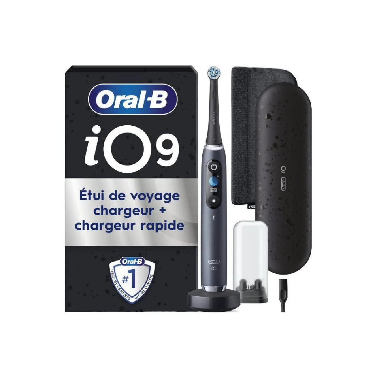 Brosse à dents électrique Oral B iO9 2 brossettes Étui de Voyage Chargeur Édition Cadeau - vue 5