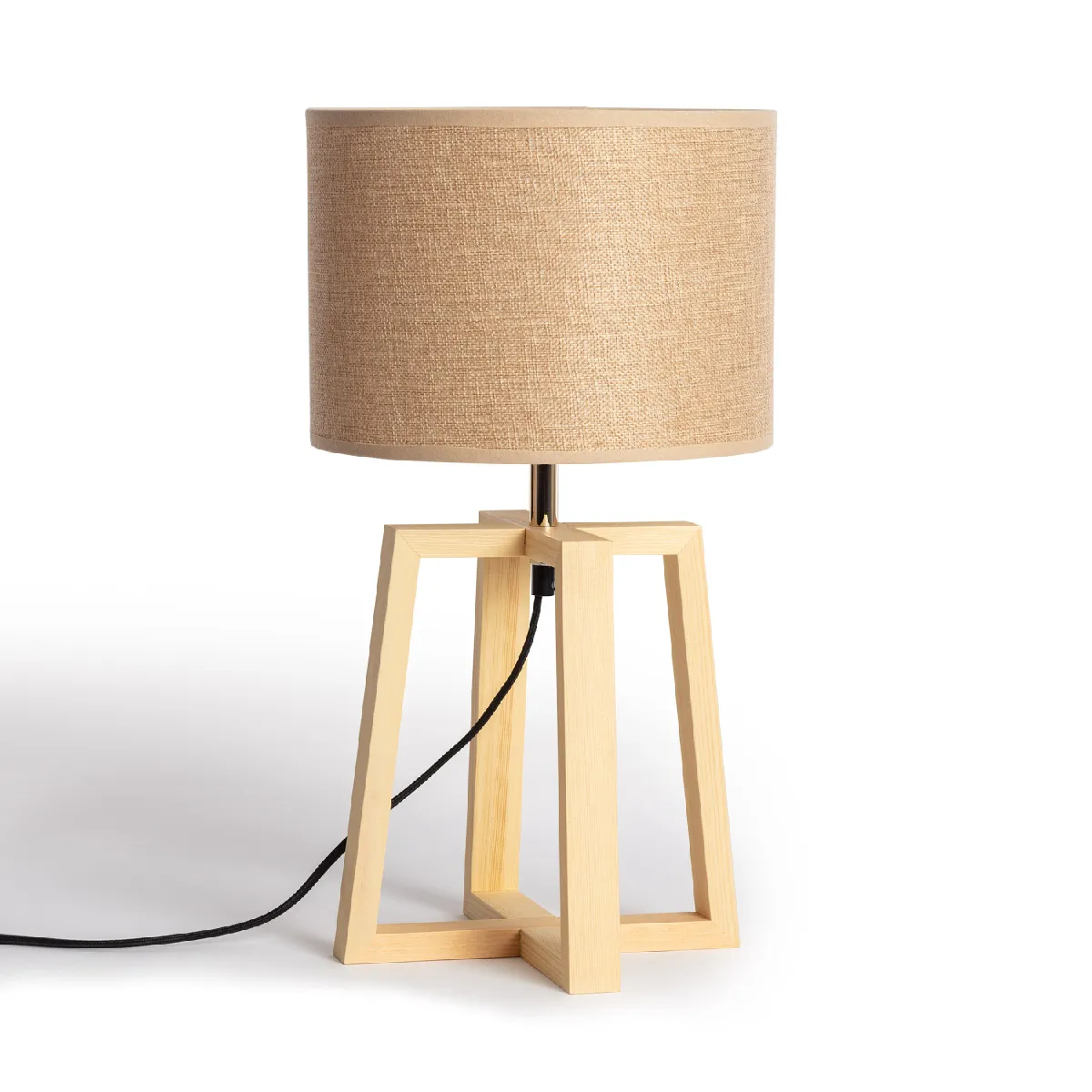 Lampe Poser Bois Korsade Camel