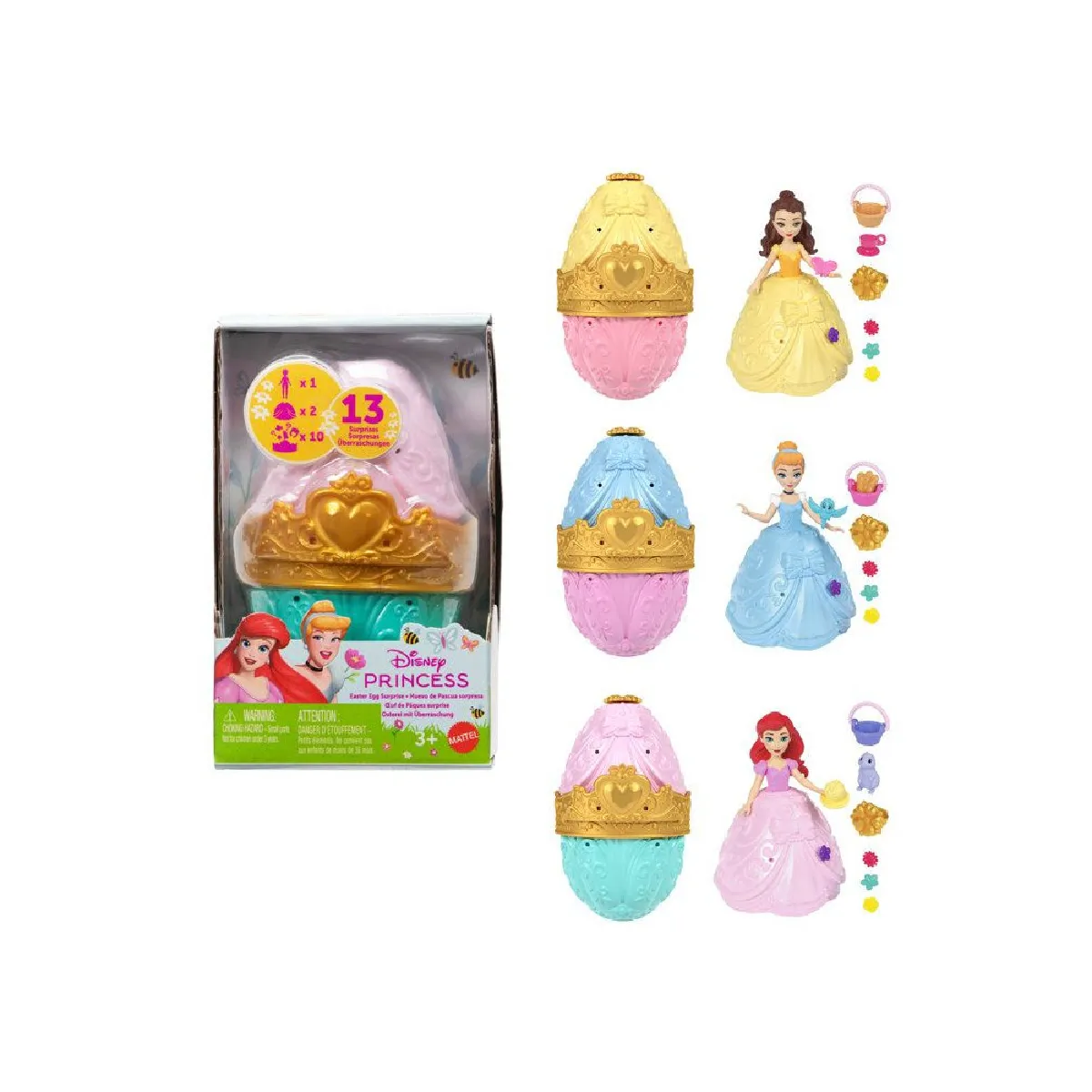 Disney Princesses Œuf surprise de Pâques - Mini poupée Cendrillon