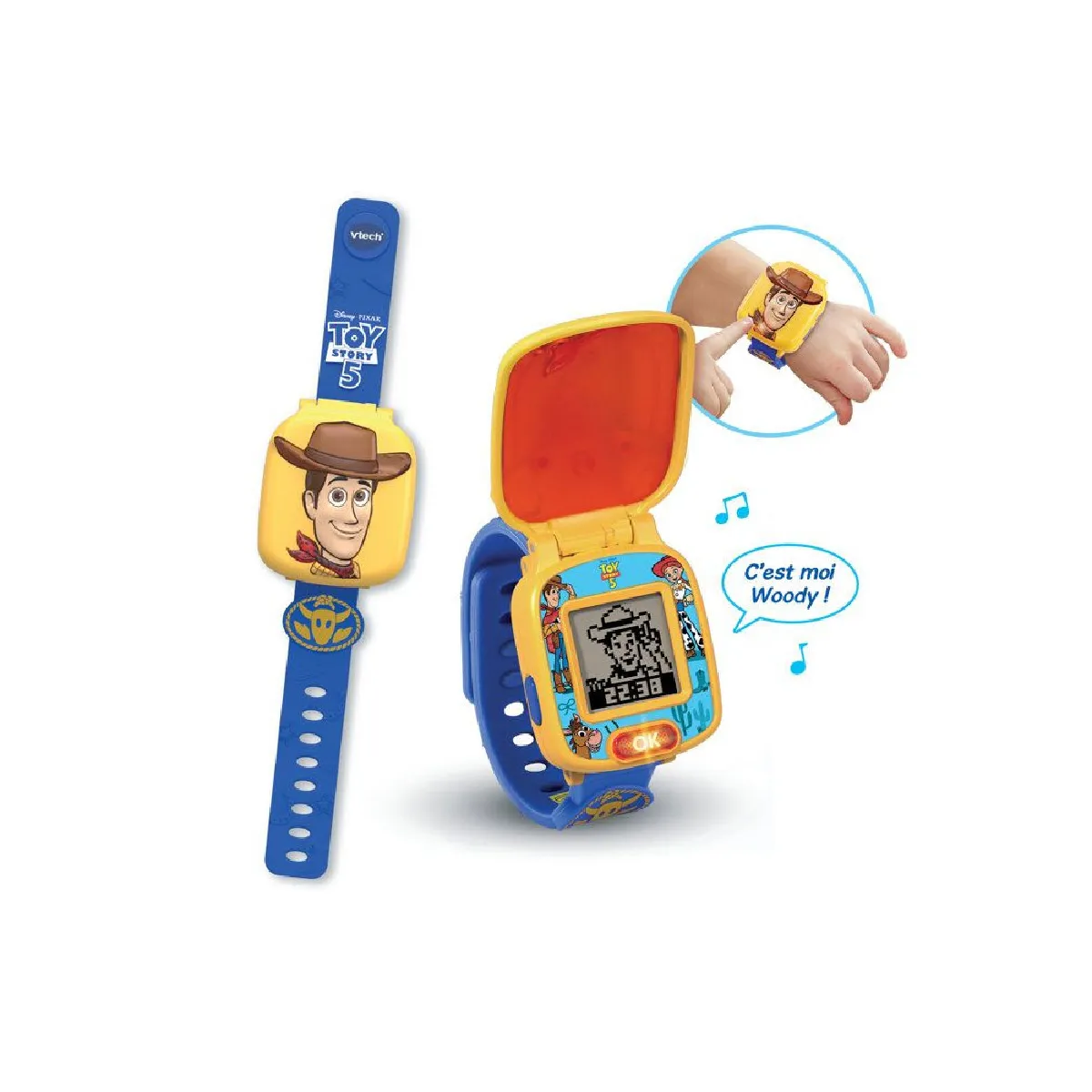Montre Éducative Vtech Toy Story 5 80-591965 – 4 Jeux Interactifs et Écran Animé - vue 3