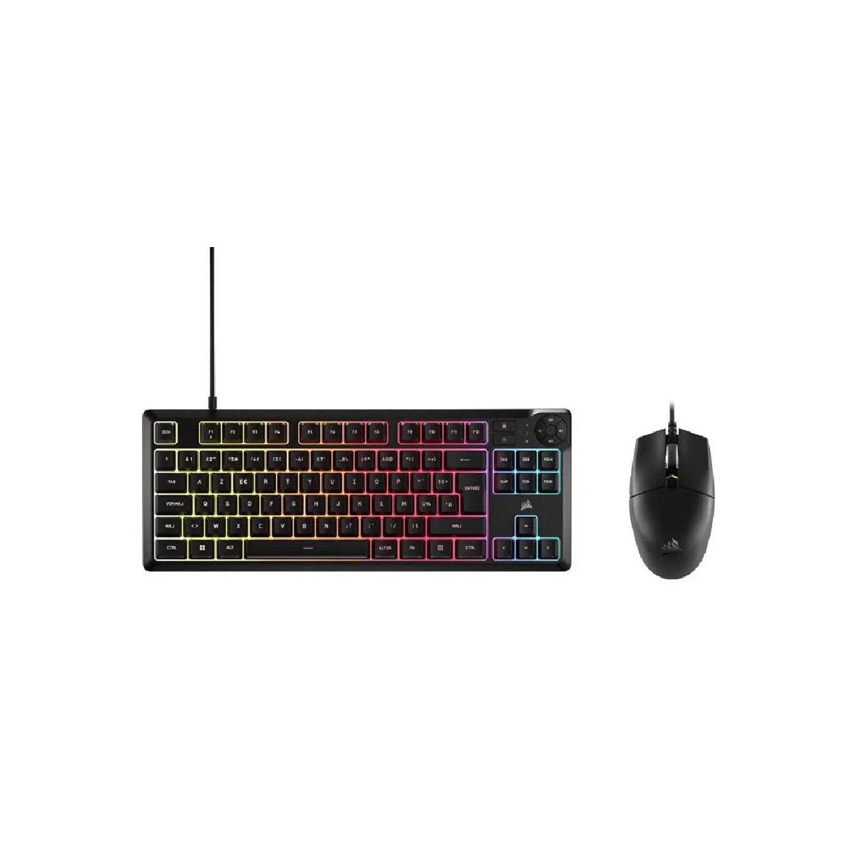 Ensemble Clavier et Corsair K55 CORE TKL + KATAR PRO XT - vue 6
