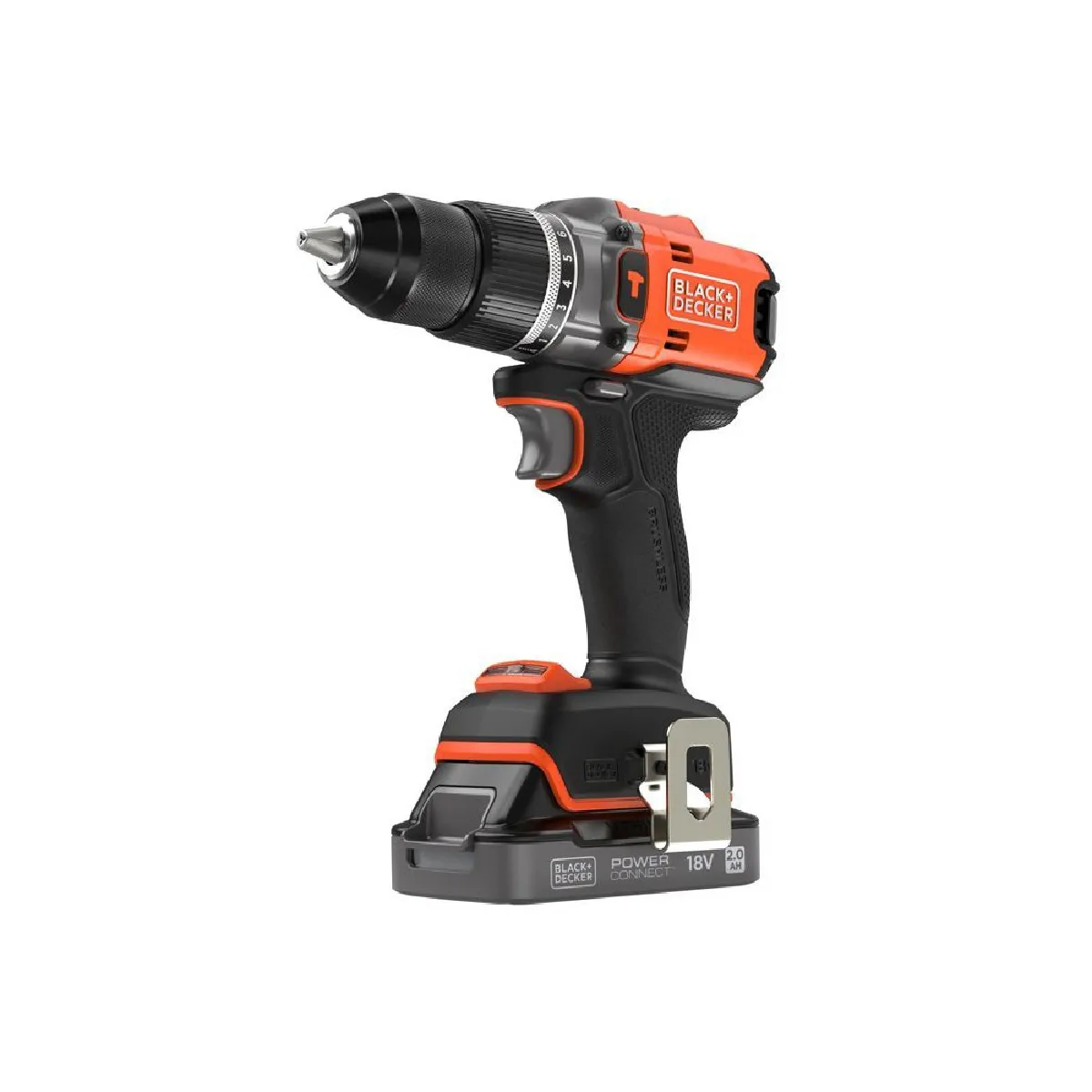 Perceuse visseuse à percussion 18V brushless 2 batteries 2AH avec mallette - vue 2