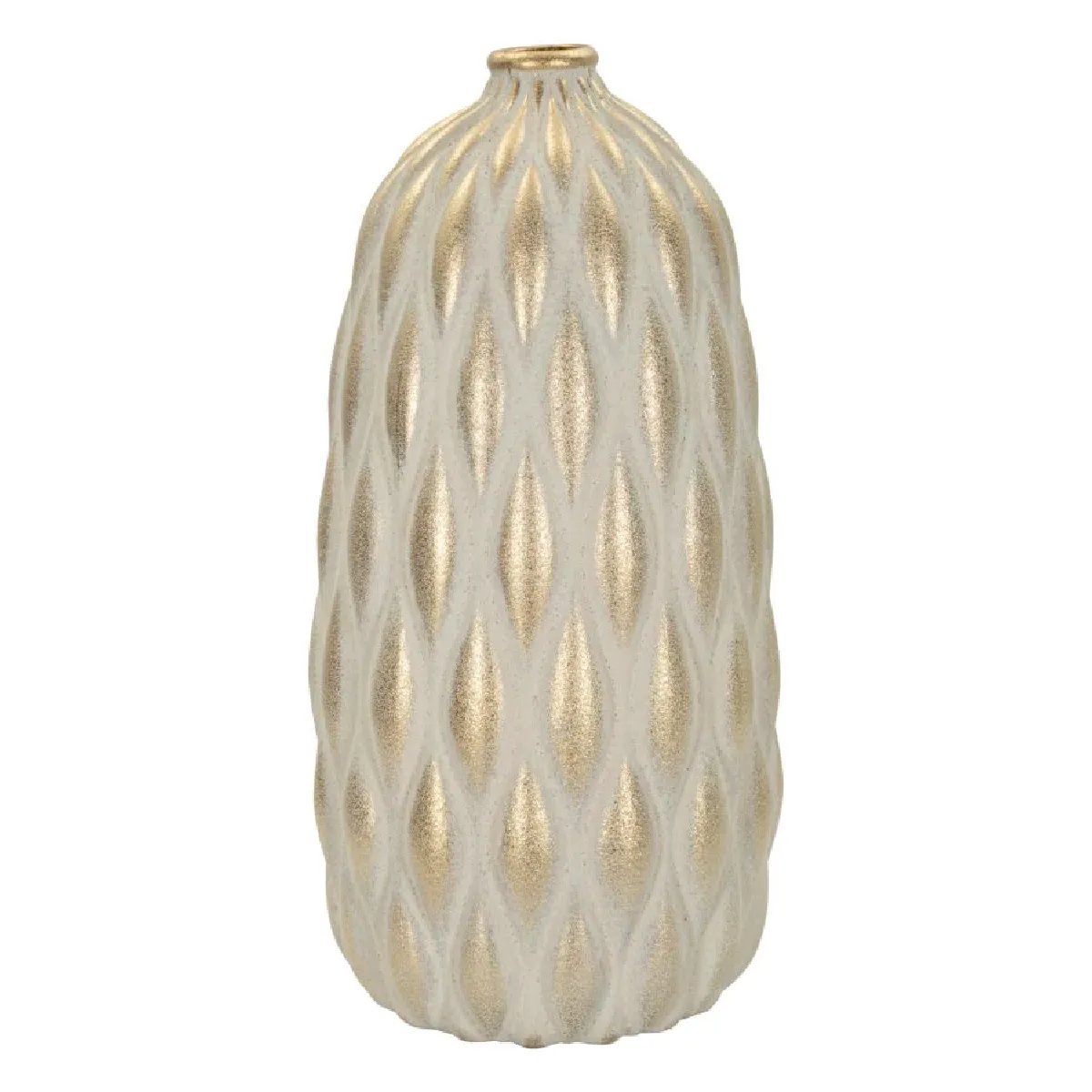 MAURO FERRETTI Vase d&eacute;coratif en c&eacute;ramique, design moderne, &oslash; 22 x 44 cm