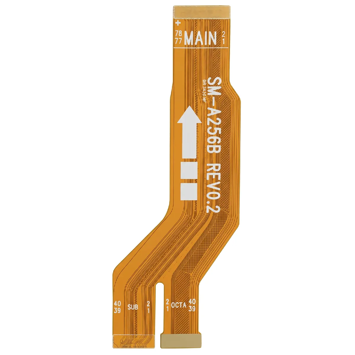 Avizar Doré Clappio Nappe De Carte Mère Pour Samsung Galaxy A25 5G Avec Câble Flex E